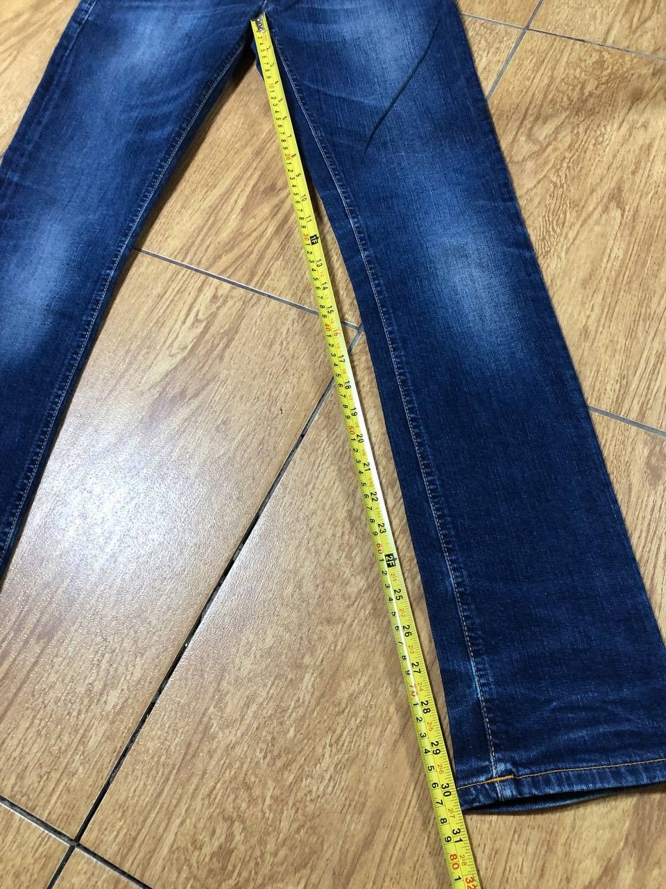 Nudie Jeans NUDIE Denim Dark Wash Blue Regular Straight skinny Jeans Size 28" / US 6 / IT 42 - 20 Thumbnail