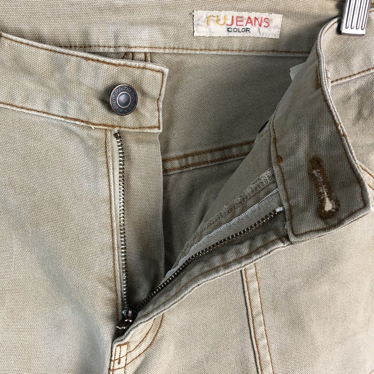 Japanese Brand Ru Jeans Brown Cargo Multipocket Pants #A2527 Size 27" / US 4 / IT 40 - 14 Thumbnail
