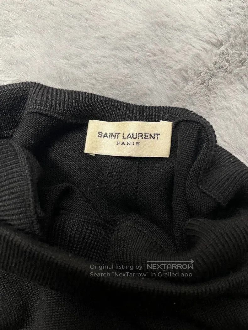Saint Laurent Paris Saint Laurent SLP Mock Neck Wool Sweater Size US M / EU 48-50 / 2 - 3 Thumbnail