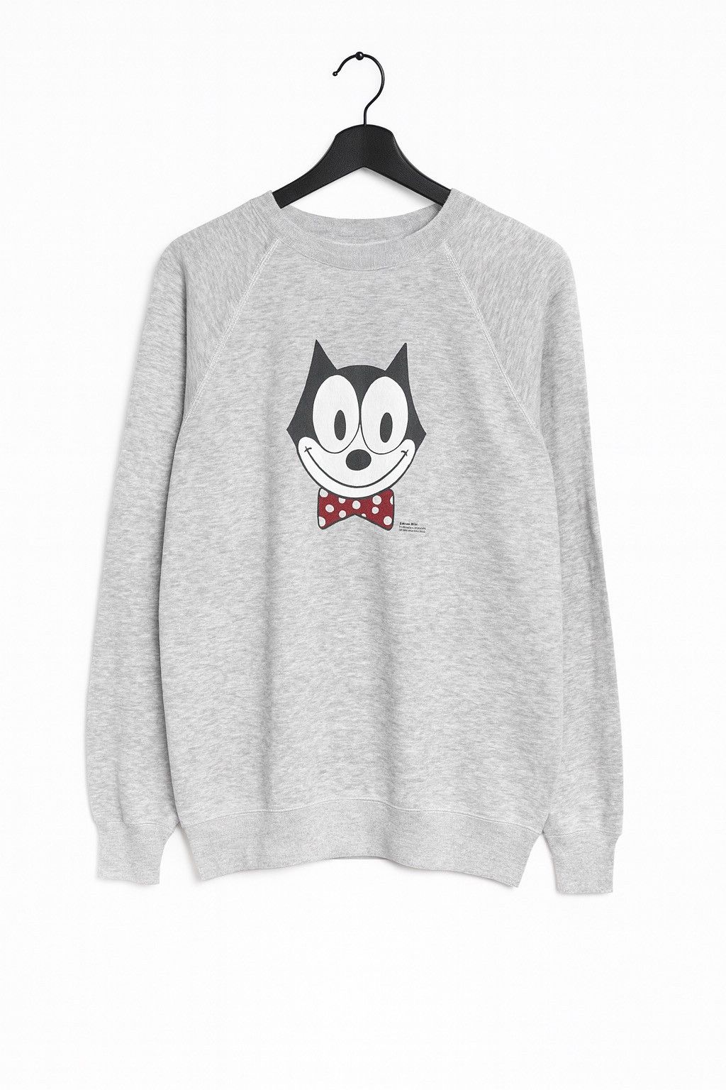 Vintage 1987 Felix the Cat Crewneck Sweatshirt – Grey Raglan