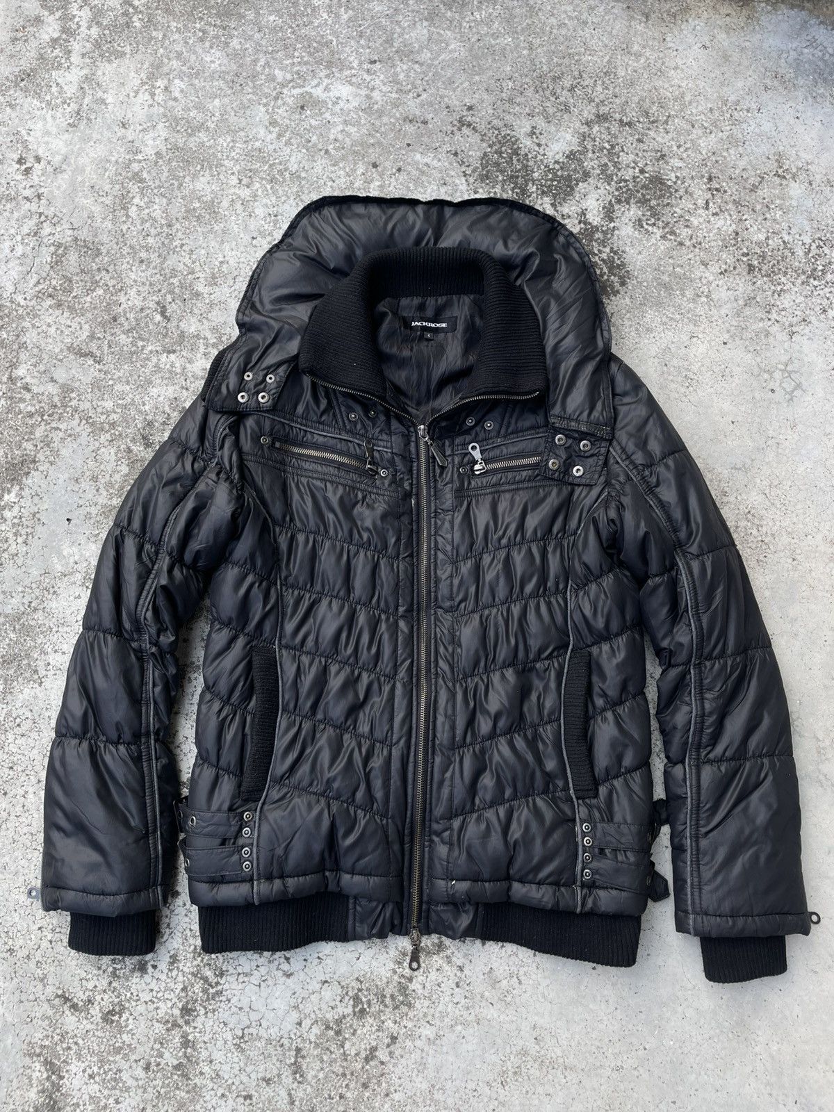 JACKROSE Vintage Jackrose Bondage Light Puffer Jacket Size US L / EU 52-54 / 3 - 1 Thumbnail