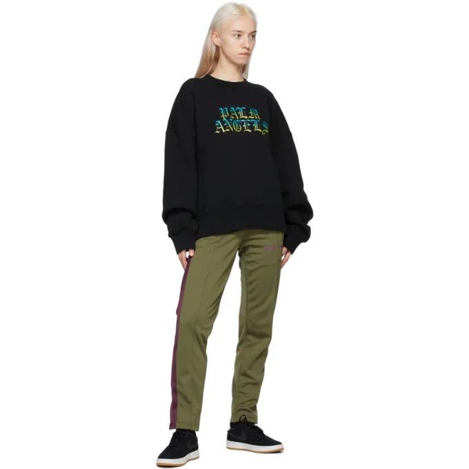 Palm Angels Black Hue Gothic Logo Sweatshirt Size XS / US 0-2 / IT 36-38 - 4 Thumbnail