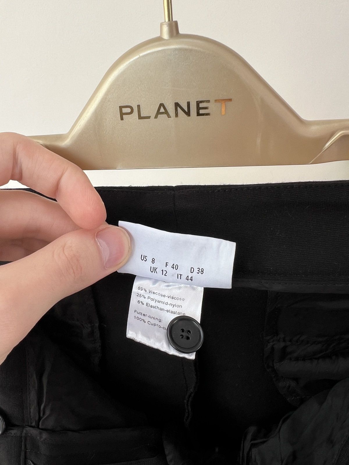 Akris Vintage Akris Punto Women’s Black Slim Fit Pants Size 30" / US 8 / IT 44 - 9 Thumbnail
