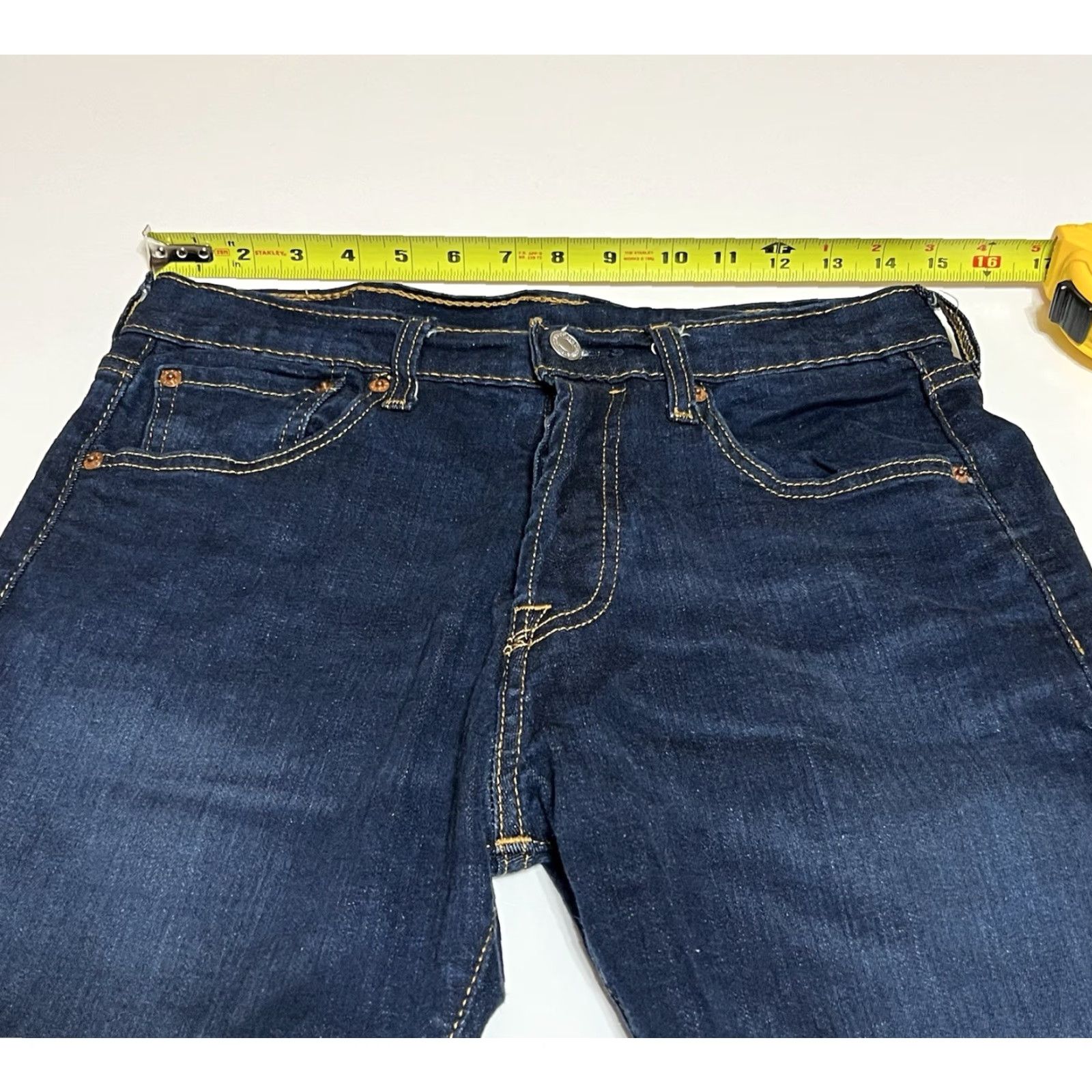 Levi's Levi's 501 Jeans Mens Button Fly Straight Leg 30x30 30x29 Denim Blue Size US 30 / EU 46 - 3 Thumbnail