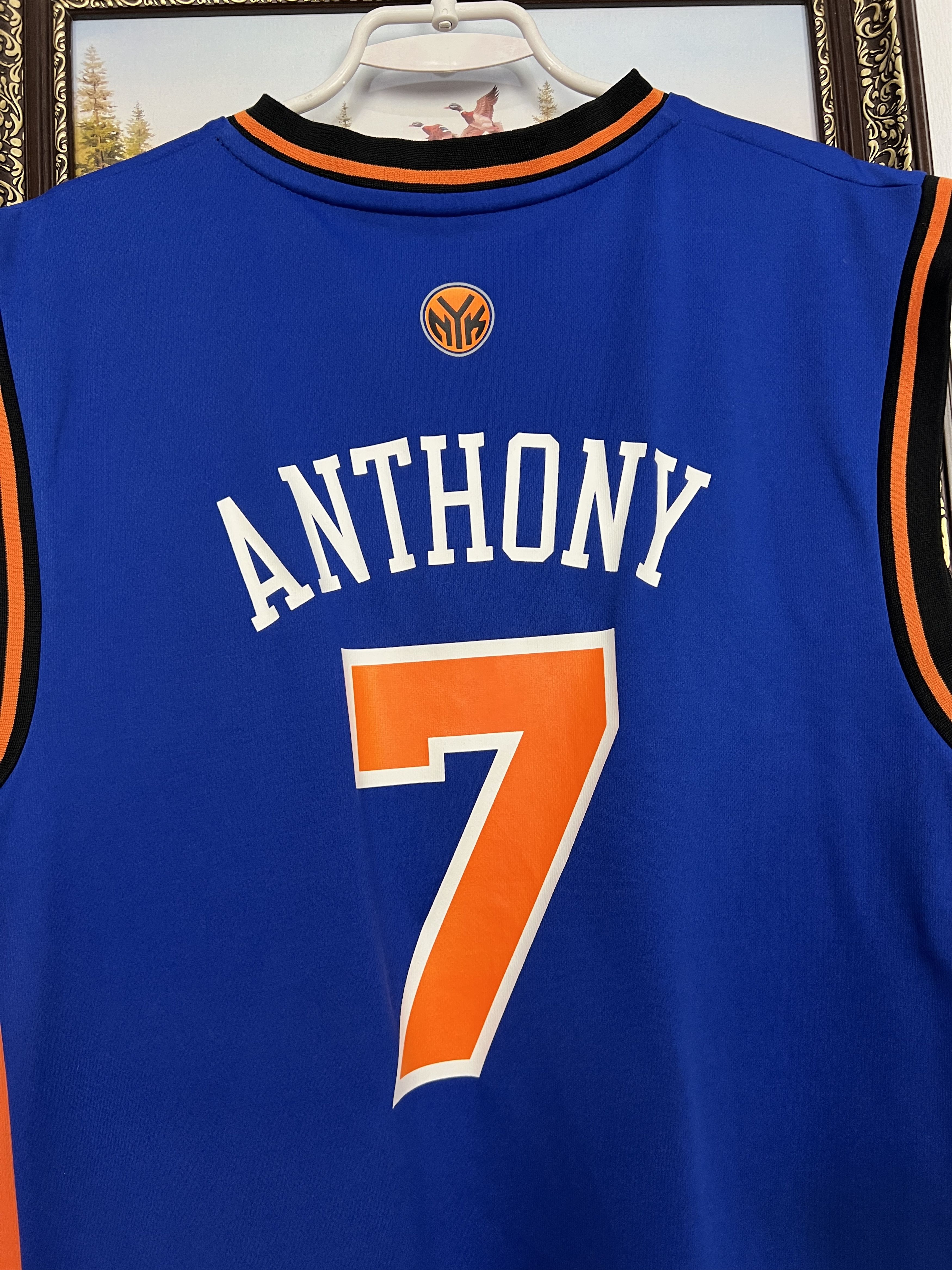 Adidas Vintage New York Knicks #7 Anthony NBA Jersey Shirt Rare Size US M / EU 48-50 / 2 - 10 Thumbnail