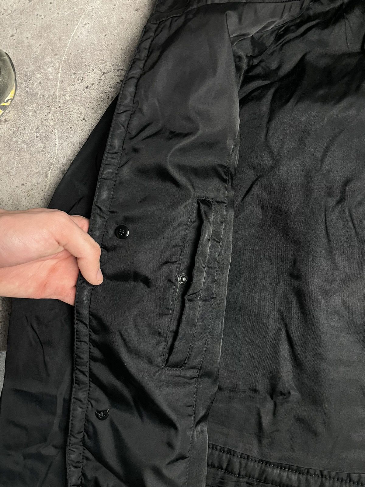 Prada Prada Milano Nylon Military Black Field Jacket Size US XL / EU 56 / 4 - 16 Thumbnail