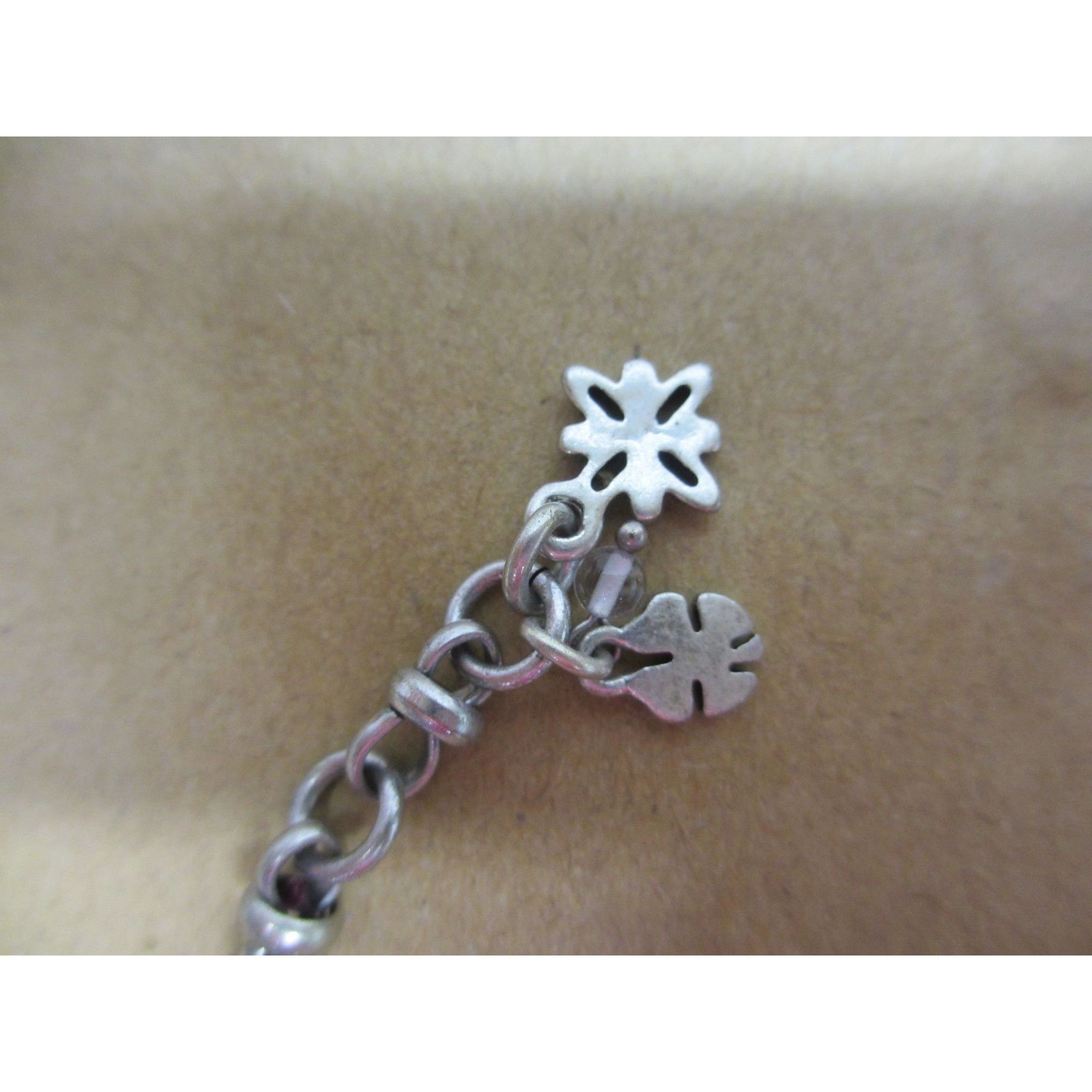 Other FLORAL VNECK STYLE NECKLACE WITH FOUR LEAF CLOVER CLOSURE AD Size ONE SIZE - 5 Thumbnail