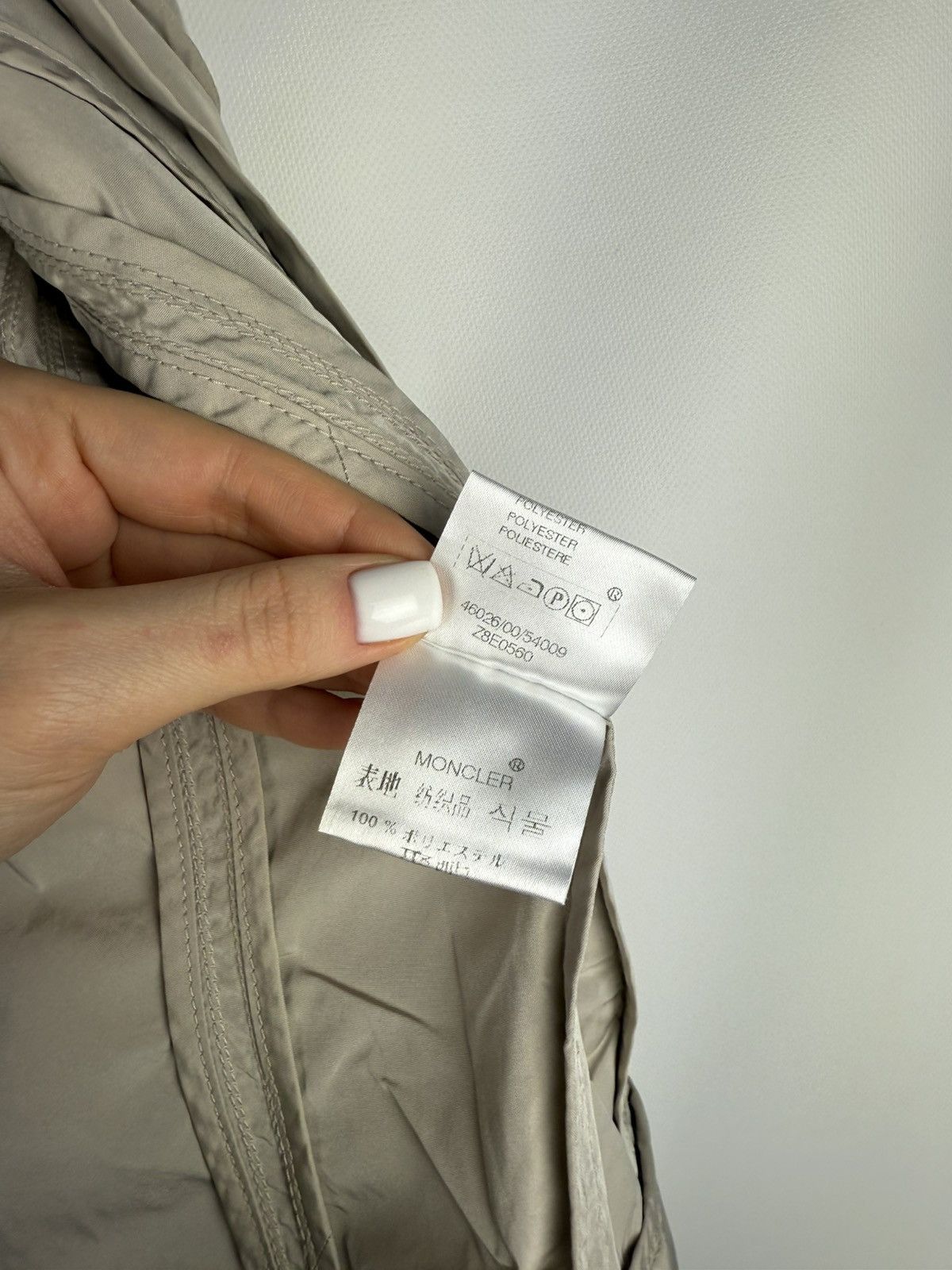Moncler × Vintage Moncler Vintage Ladies Nylon Windbreaker Jacket Size 5 Size XL / US 12-14 / IT 48-50 - 22 Thumbnail