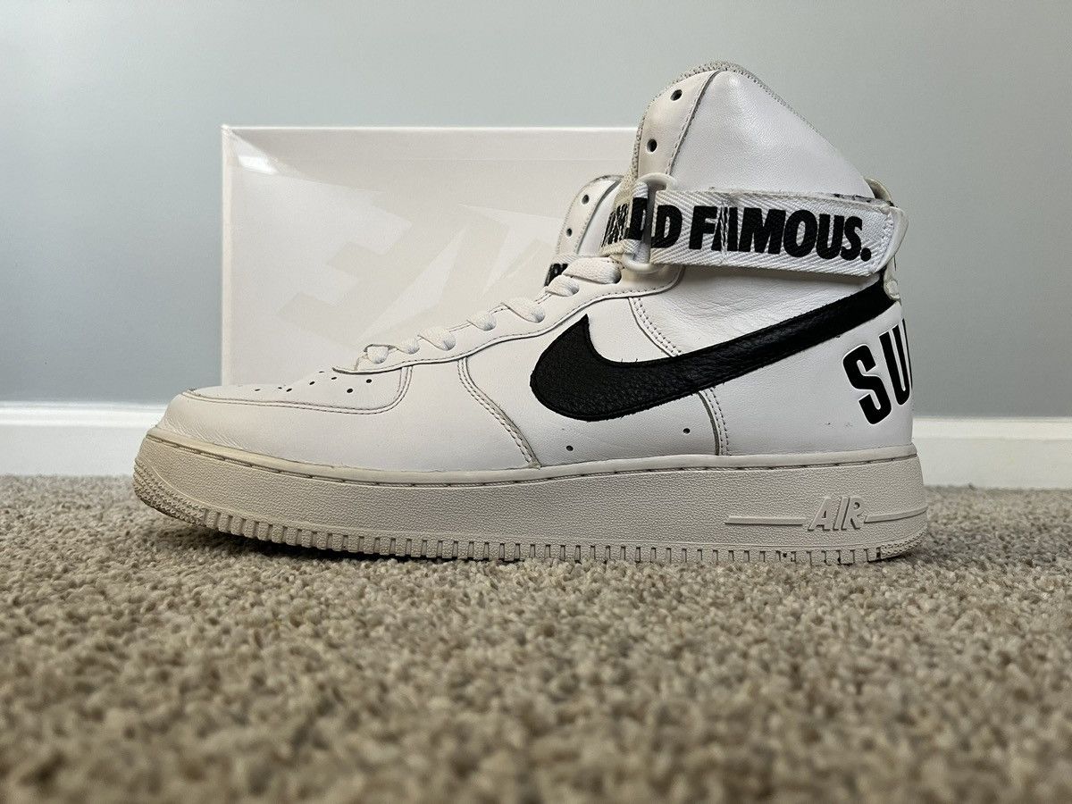 Nike × Supreme Nike Air Force 1 High x Supreme size 12 Size US 12 / EU 45 - 3 Thumbnail