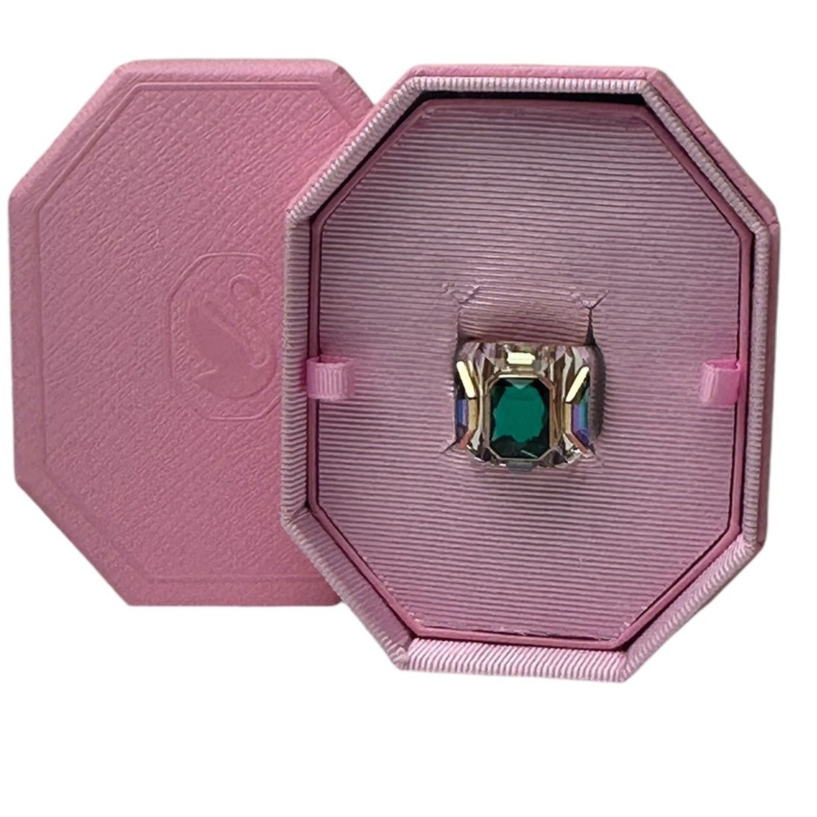 Swarovski Swarovski Chroma cocktail ring Green, EUR 58 USA 8 Size ONE SIZE - 1 Thumbnail
