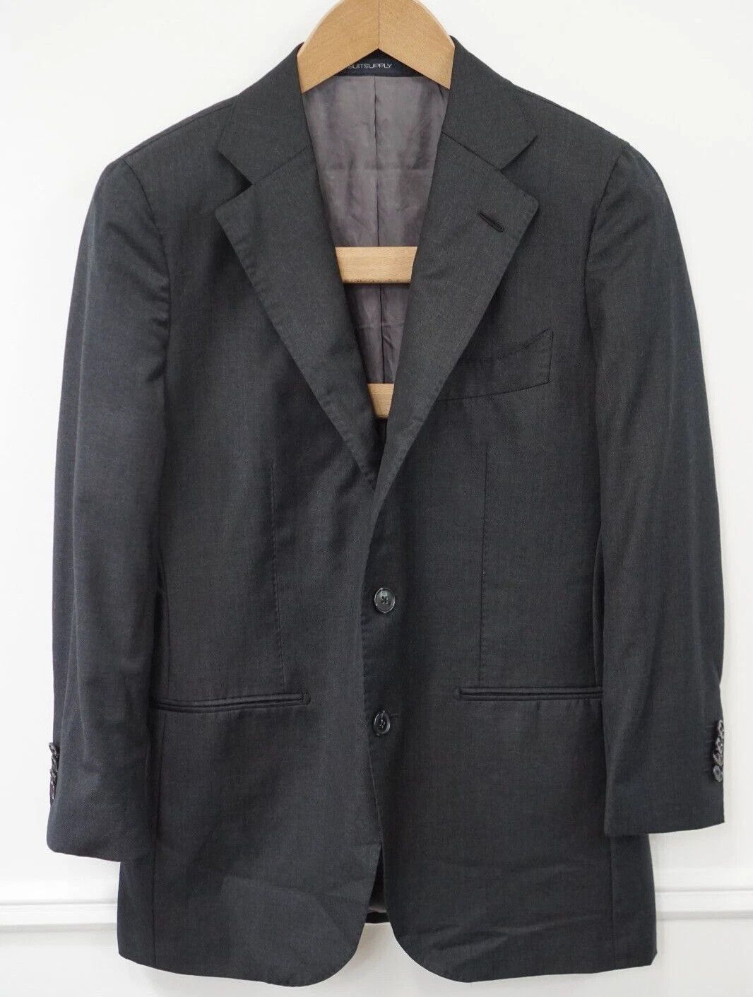 Suitsupply Men Suitsupply Blazer La Spalla Grey Vitale Barberis US36S Size 36S - 1 Thumbnail