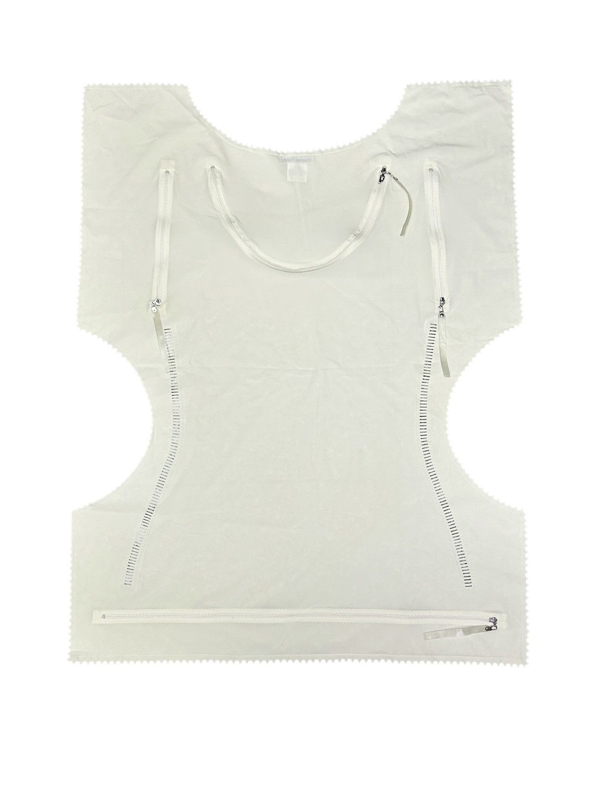 Issey Miyake S/S 00 Laser Cut Zip Top Size M / US 6-8 / IT 42-44 - 2 Thumbnail