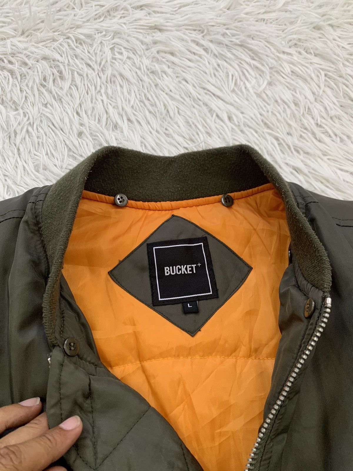 Japanese Brand Bucket Bomber Jacket Size US L / EU 52-54 / 3 - 9 Thumbnail