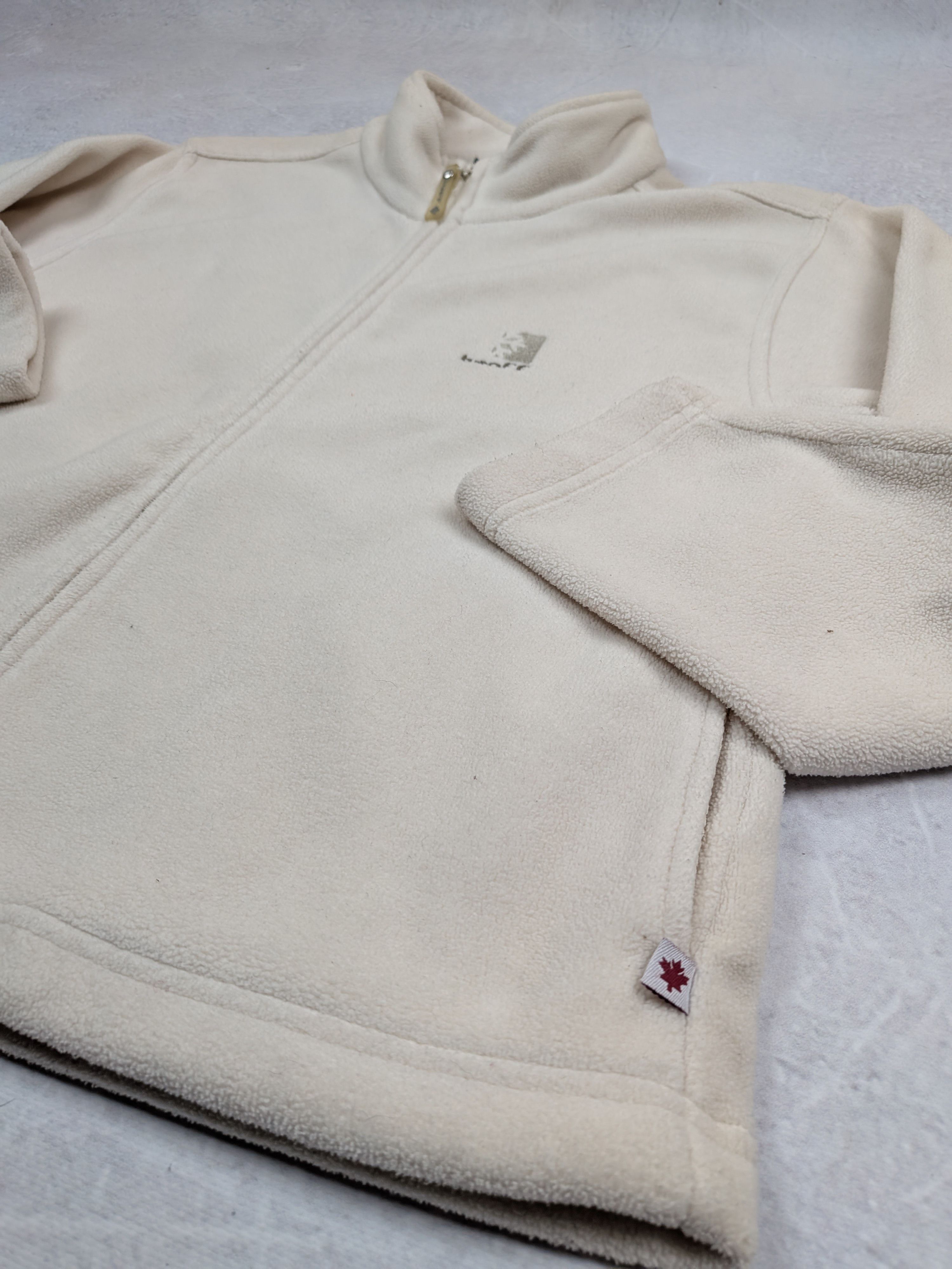 Other Banff Canada Cream Jacket L Women Winter Zip-Up Fleece Size L / US 10 / IT 46 - 3 Thumbnail