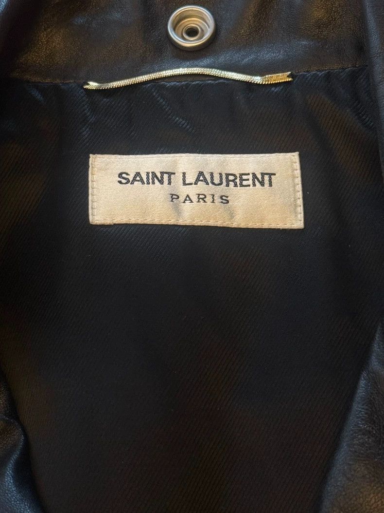 Saint Laurent Paris Saint Laurent Paris Sheepskin motorcycle jacket-2506 Size US XS / EU 42 / 0 - 5 Thumbnail