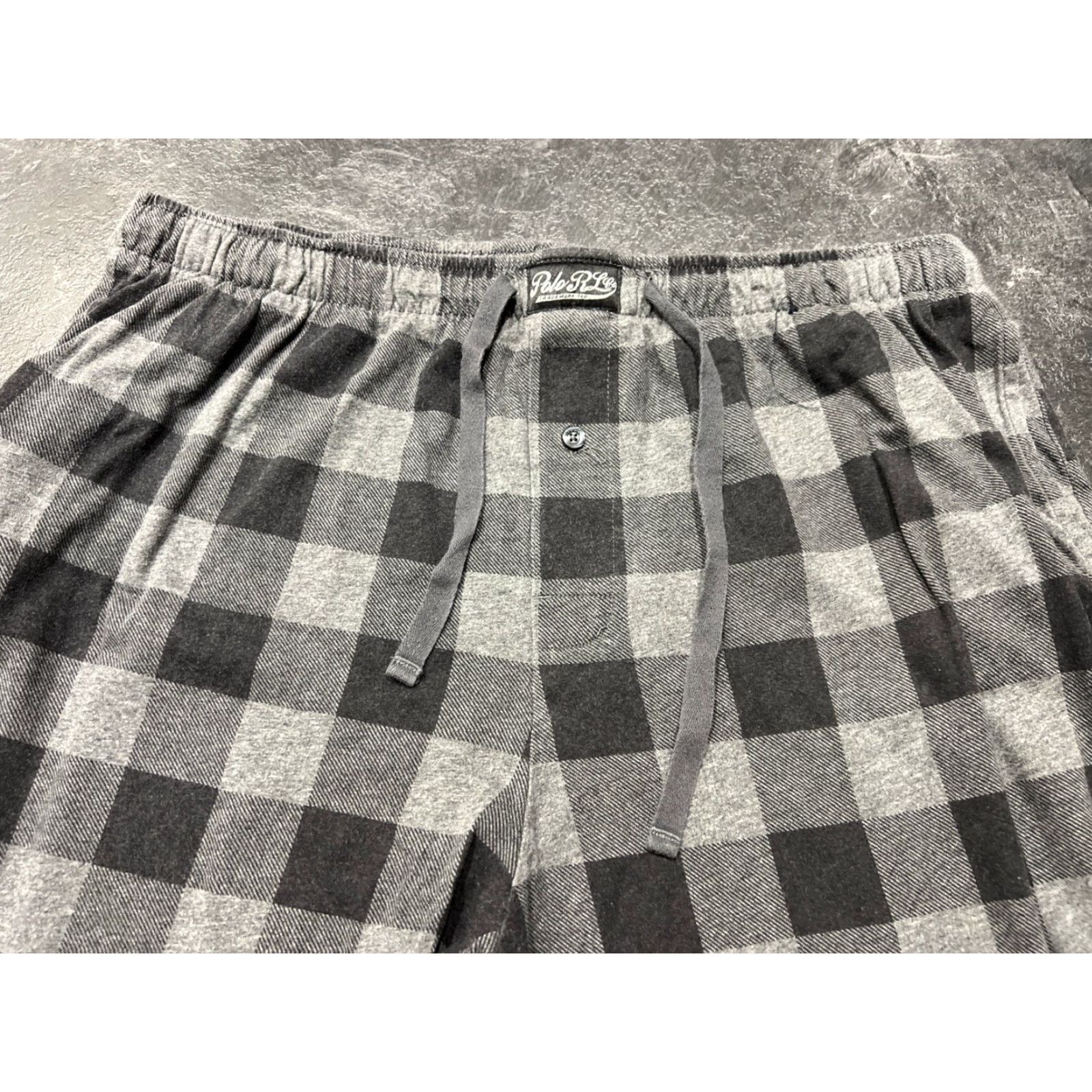 Polo Ralph Lauren Polo Ralph Lauren Sleepwear Pajama Pants Mens XL Gray Plaid Flannel Drawstring Pocket 100% Cotton Adult Regular Men Size US XL / EU 56 / 4 - 2 Thumbnail
