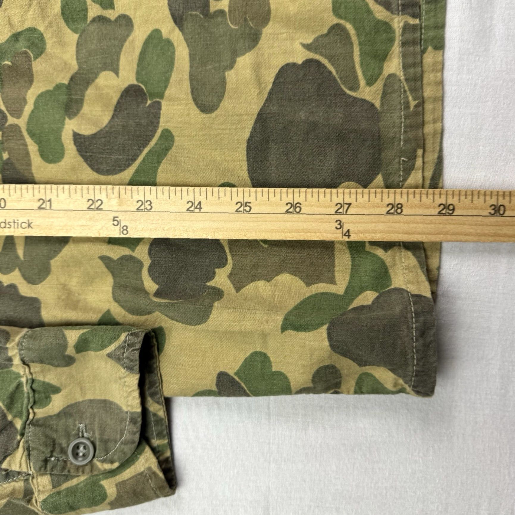 Vintage VINTAGE Woodsman Hunting Shirt Camouflage Outdoor Long Sleeve Adult Large Green 80s Men Size US L / EU 52-54 / 3 - 6 Thumbnail