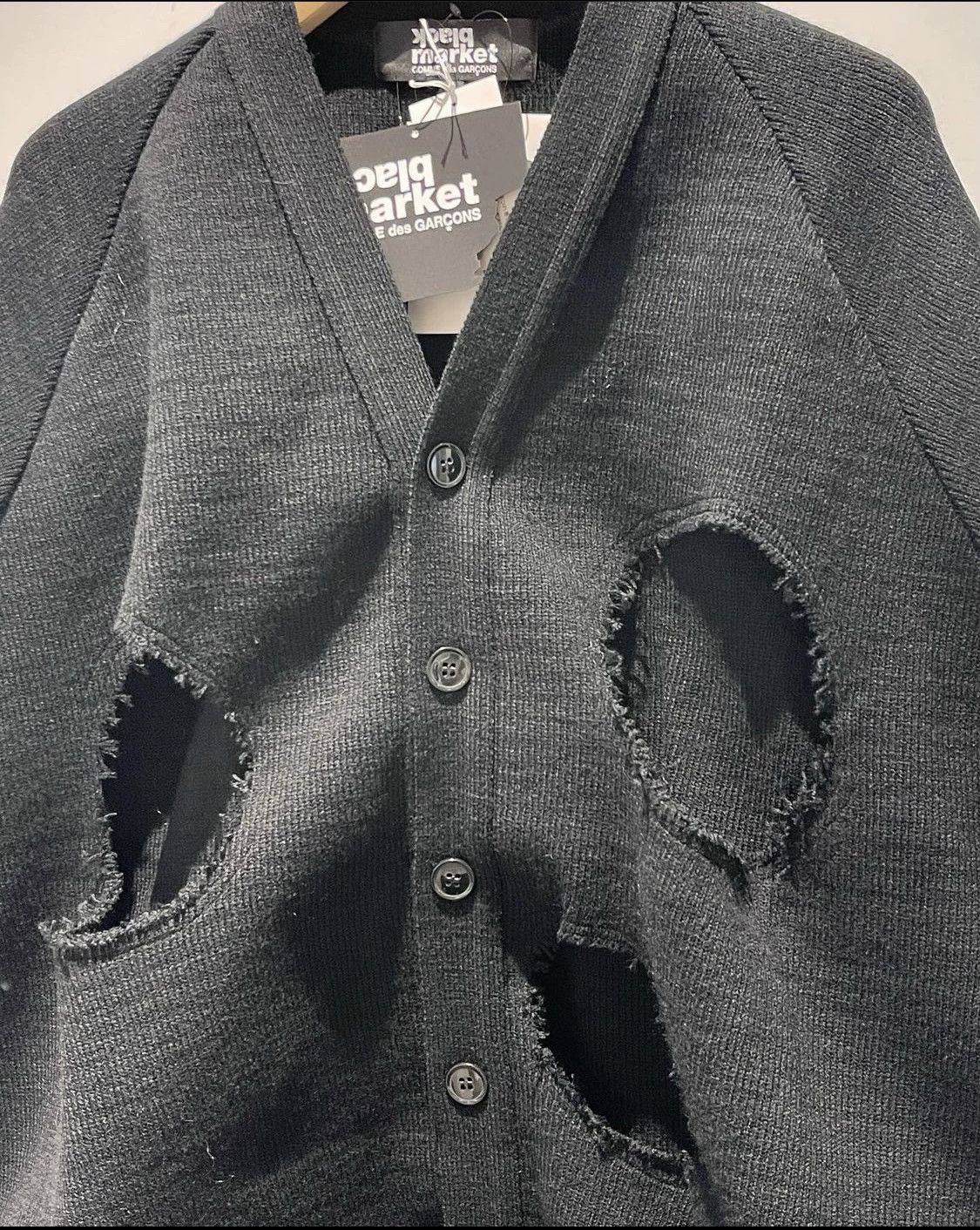Comme des Garcons Comme des Garcons x Lochaven Ripped Cardigan S UK Size US S / EU 44-46 / 1 - 4 Thumbnail