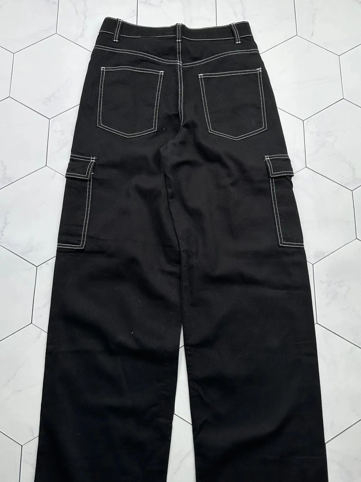 Vintage Vintage Wide Baggy Cargo Pants (B487)E2 Size 27" / US 4 / IT 40 - 5 Thumbnail