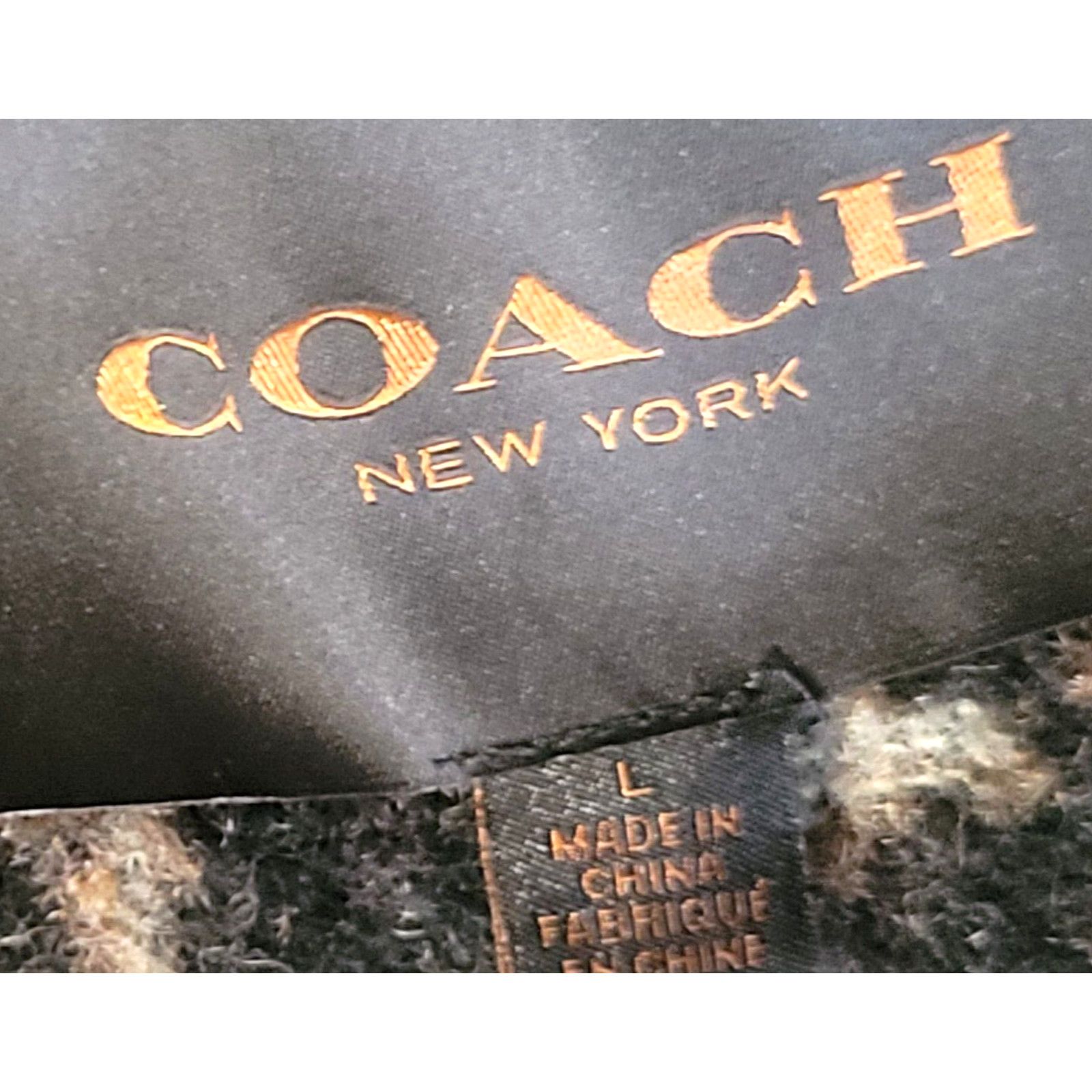 Coach COACH WOOL LEOPARD PRINT Wool Blend DOUBLE BREASTED COAT L Size L / US 10 / IT 46 - 6 Thumbnail