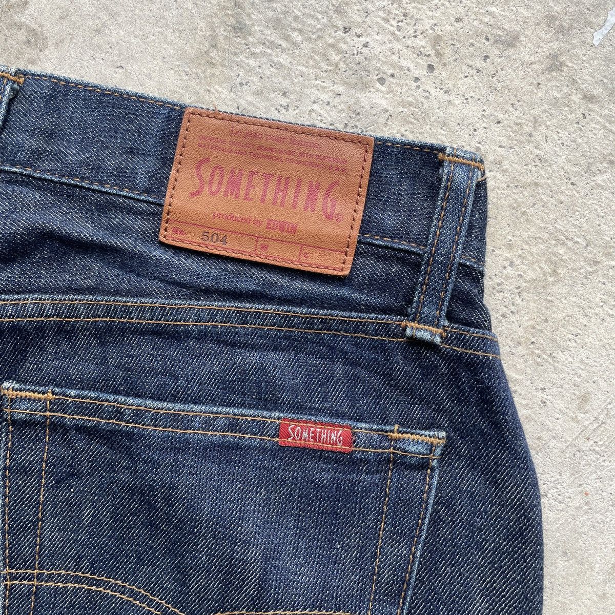 Japanese Brand Vintage Something Edwin Product Blue Denim Pants Jeans W30 Size US 30 / EU 46 - 9 Thumbnail