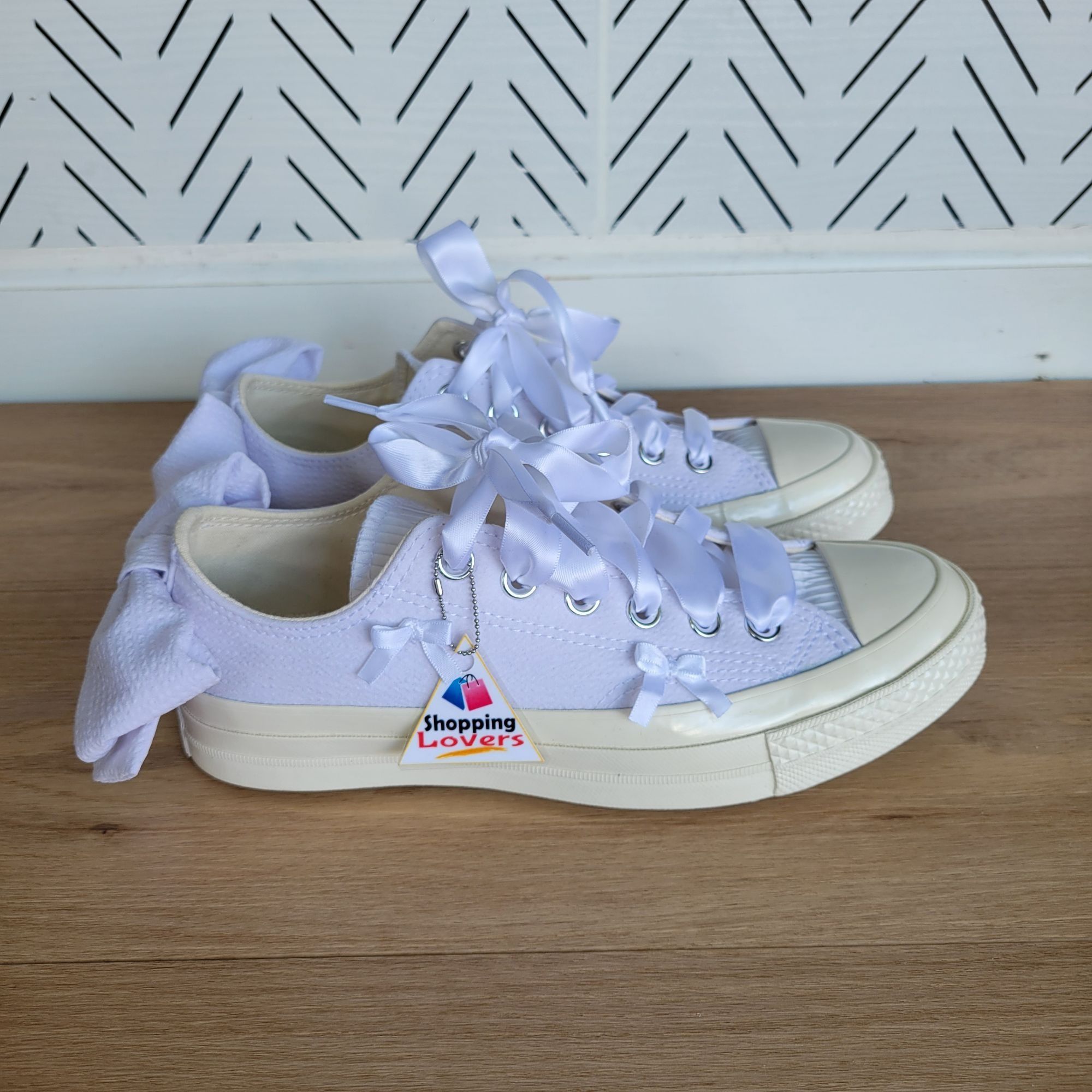 Converse ⭐Converse Chuck 70 OX Bow Sz 9 Womens Shoes Retro Sneakers W Size US 9 / IT 39 - 3 Thumbnail