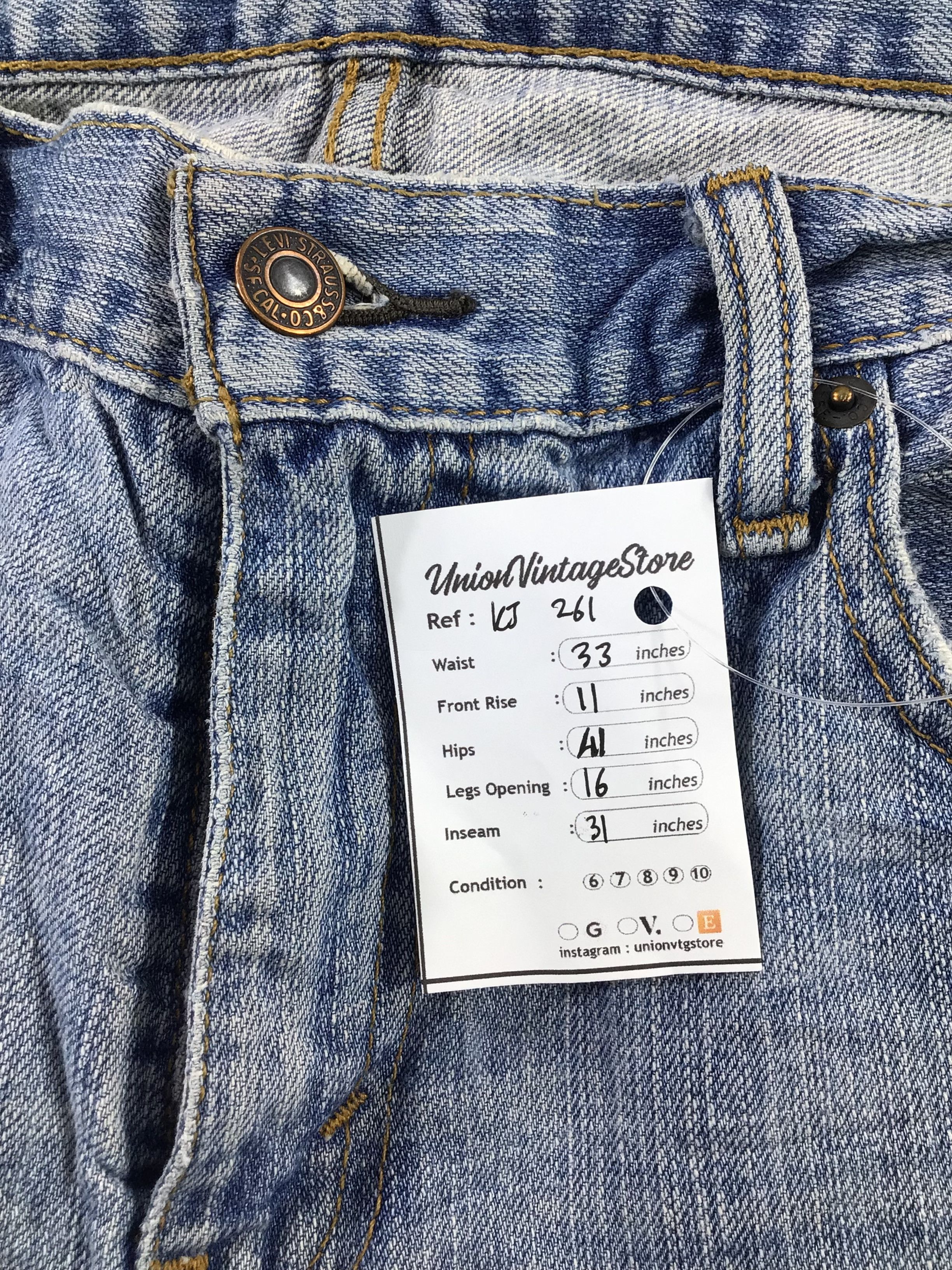 Levi's Vintage Levis 569 Jeans faded Blue Denim KJ261 Size US 32 / EU 48 - 13 Thumbnail