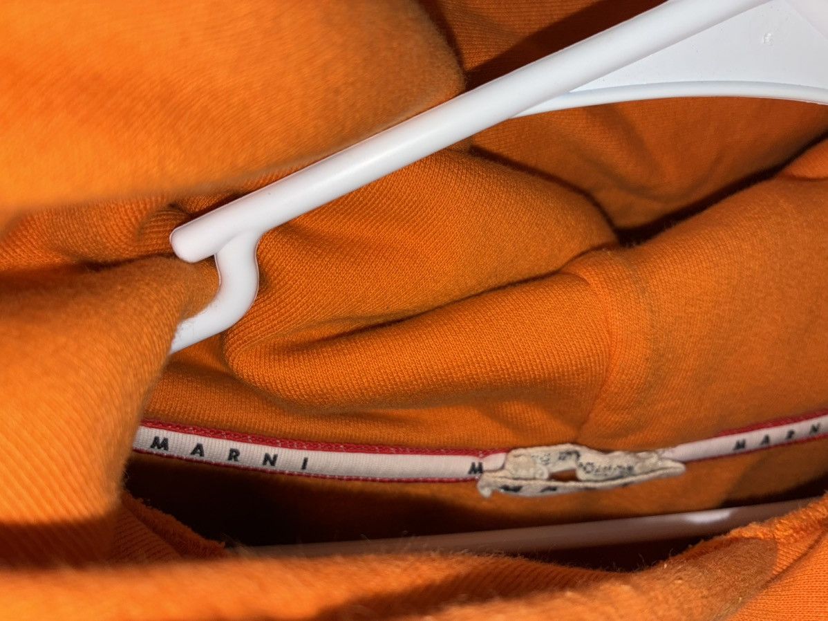 Marni Marni orange hooded sweatshirt Size US L / EU 52-54 / 3 - 6 Thumbnail