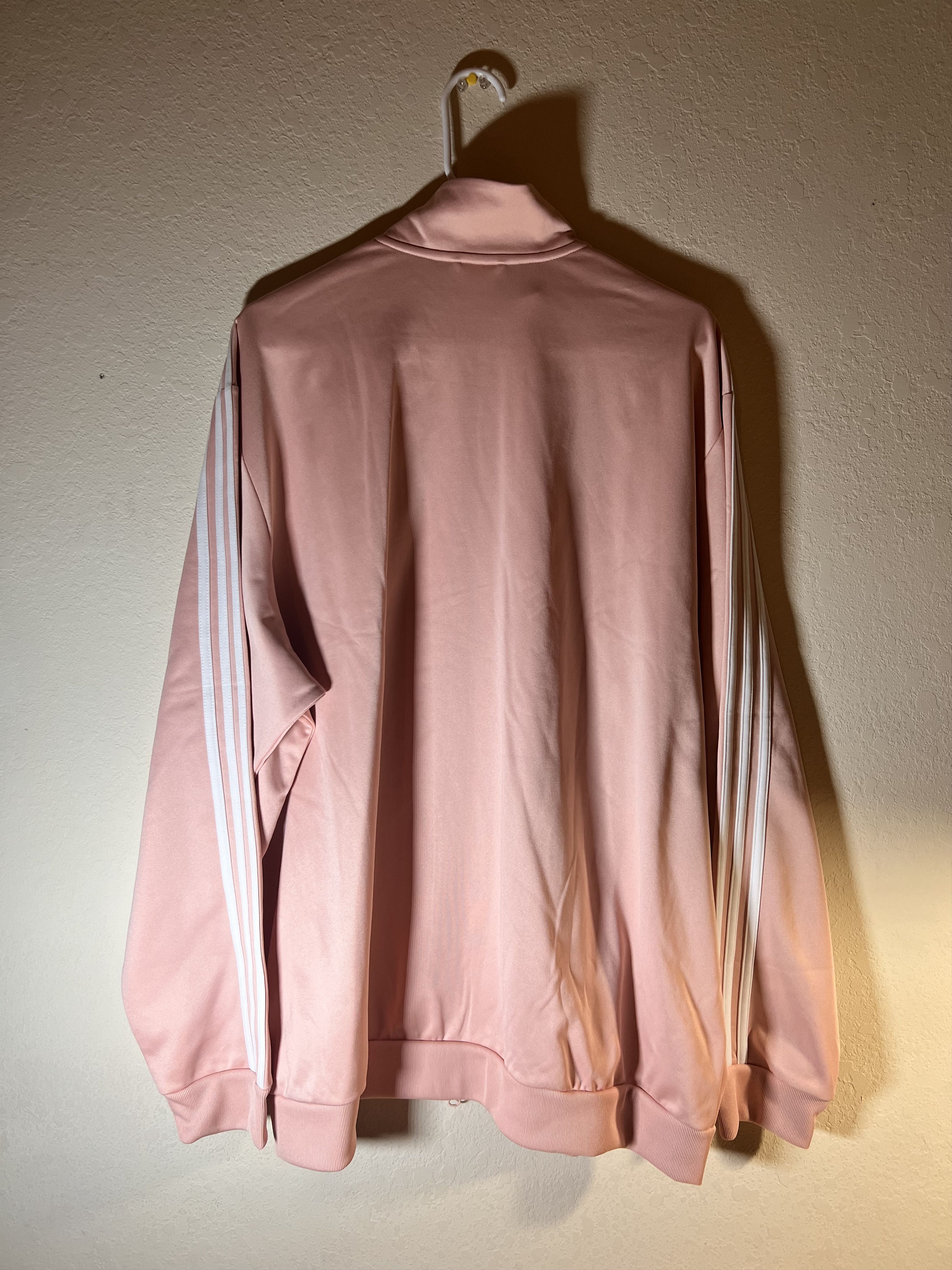 Adidas × Kith ADIDAS X KITH TRACK TOP JACKET VAPOR PINK WHITE SZ 2XL Size US XXL / EU 58 / 5 - 6 Thumbnail