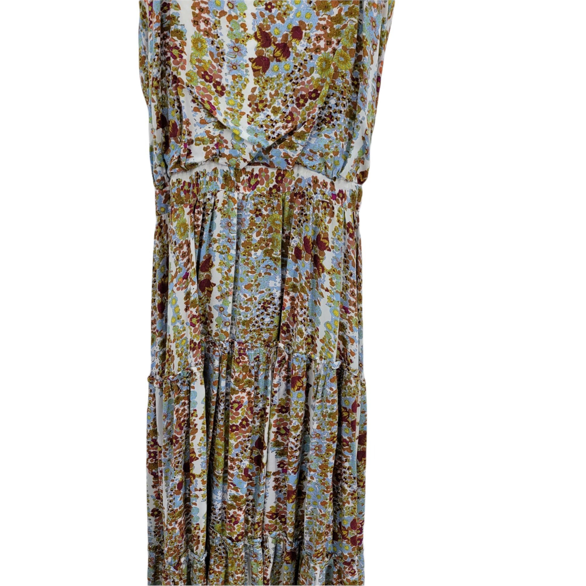 Free People Free People Maxi Dress Sz M Valerie Spring Garden Meadow Str Size M / US 6-8 / IT 42-44 - 4 Thumbnail