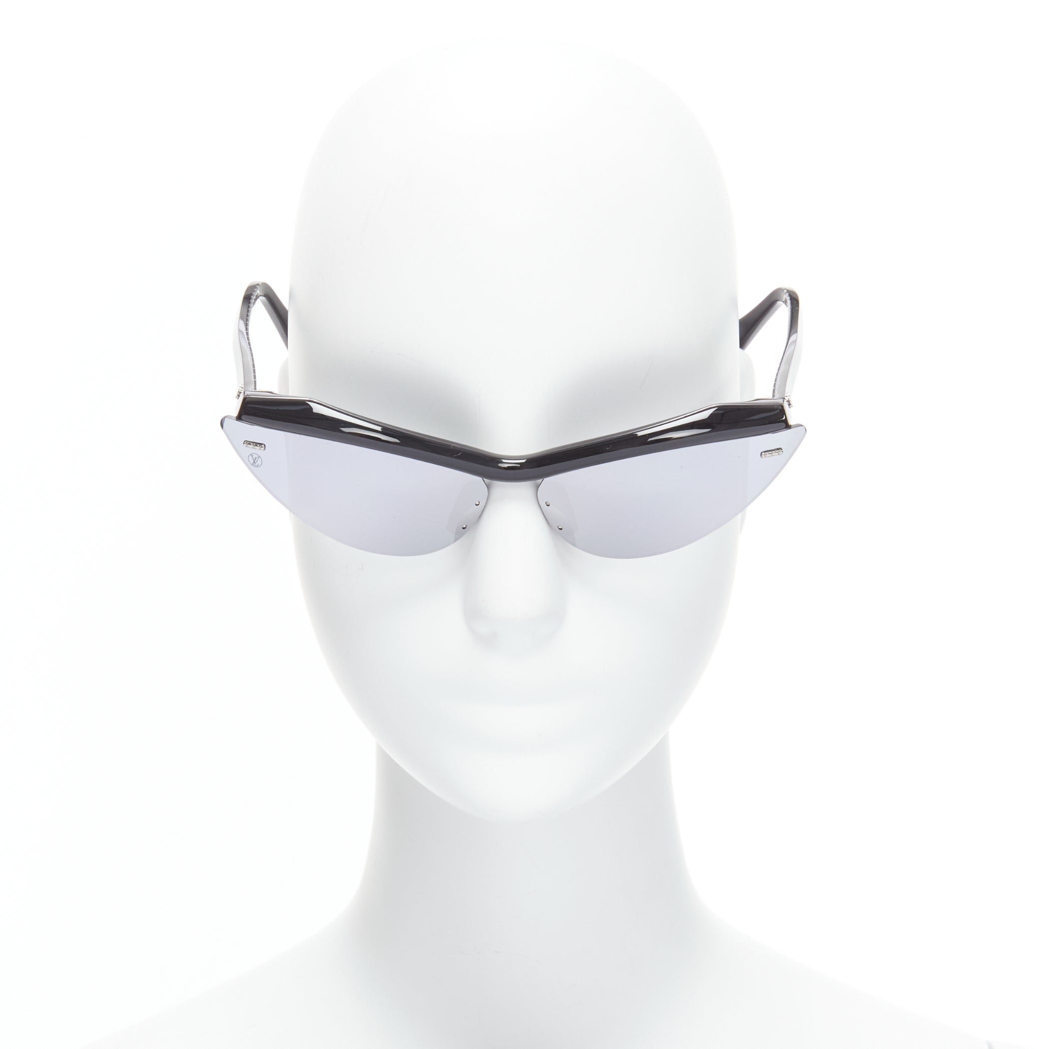 Louis Vuitton LOUIS VUITTON Z1011U For Your Eyes Only silver cat eye sunglasses Size ONE SIZE - 1 Thumbnail