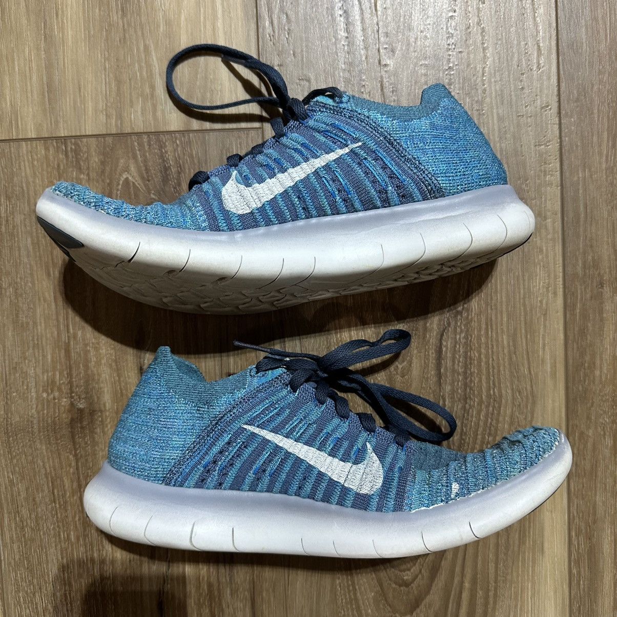 Nike Nike Free Rn Flyknit 2016 “Ocean Fog” Blue, Size 8 Size US 8 / IT 38 - 2 Thumbnail