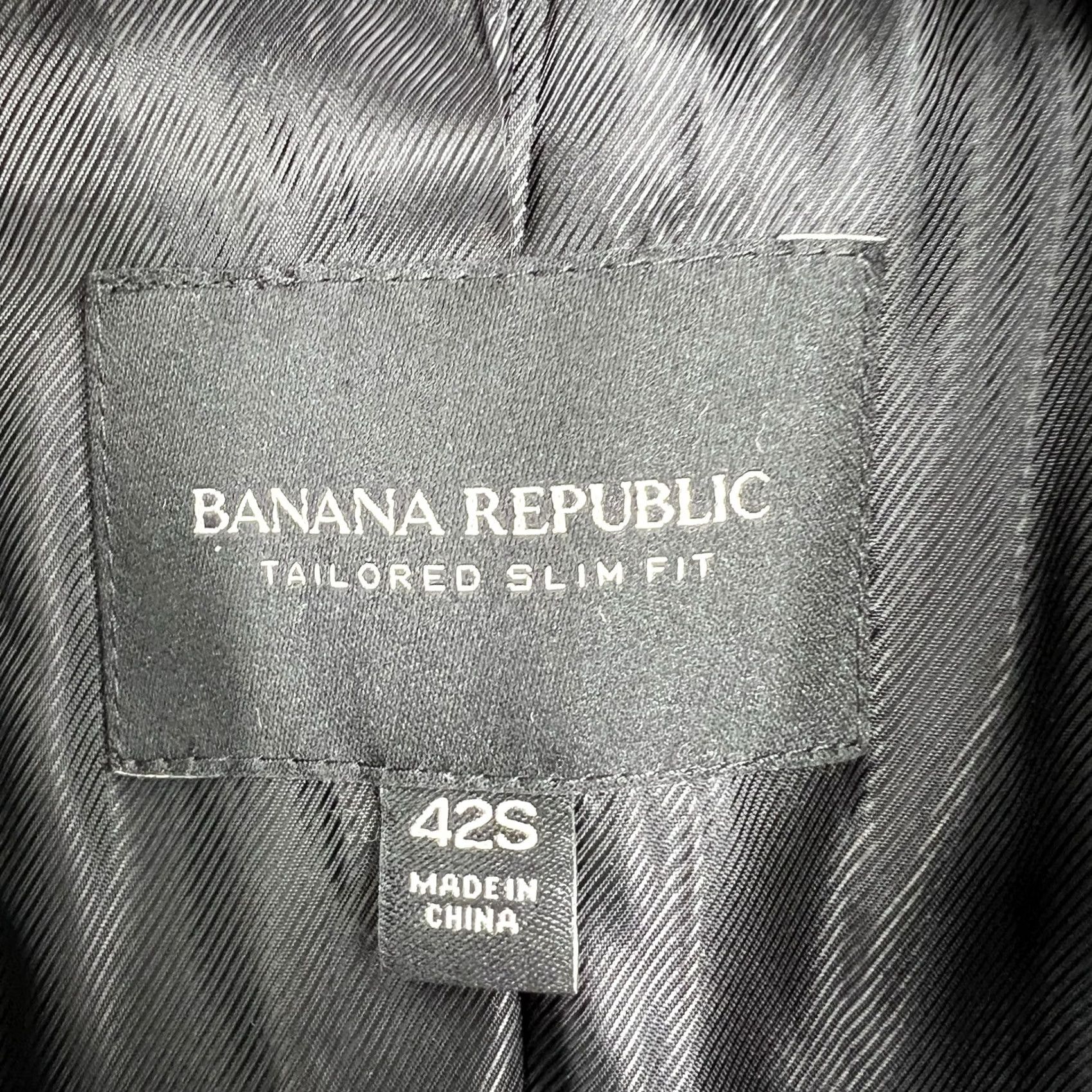 Banana Republic VINTAGE Banana Republic Men’s Green Velvet Jacket Blazer - Size 42S Size 42R - 2 Thumbnail
