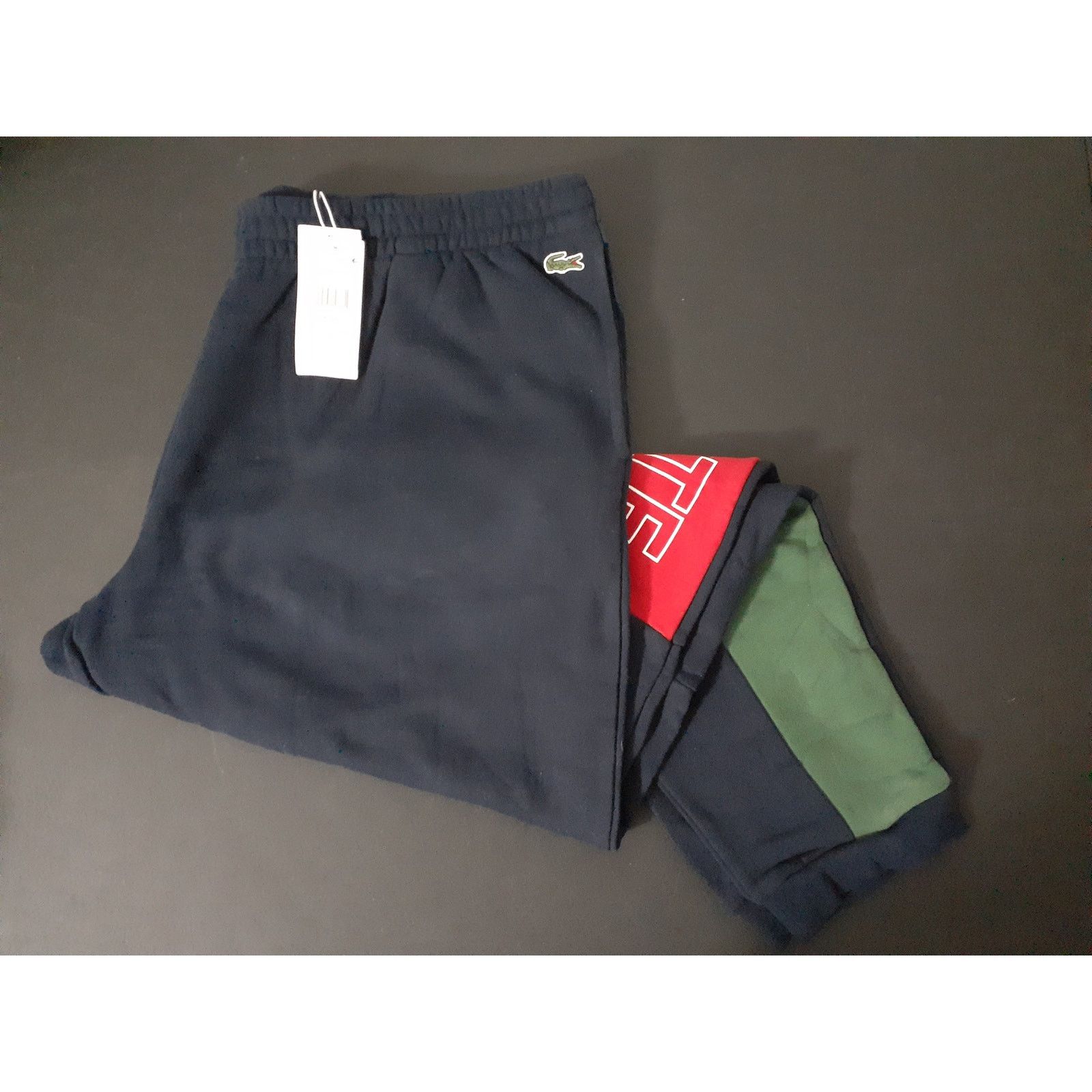 Lacoste Lacoste Color Joggers On Side Leg Navy Blue/Green/Red 3XL Size US 42 / EU 58 - 2 Thumbnail