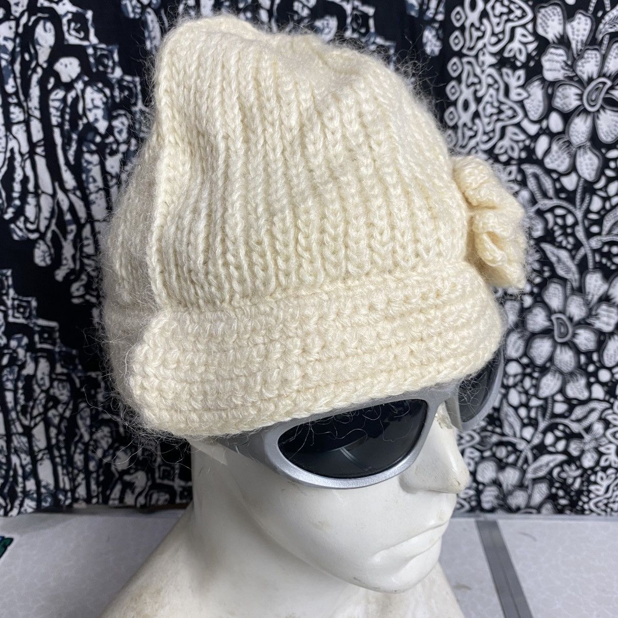 Designer × Furla × Japanese Brand 2000s y2k furla unique knitted beanie hats by moonbat.co Size ONE SIZE - 4 Thumbnail