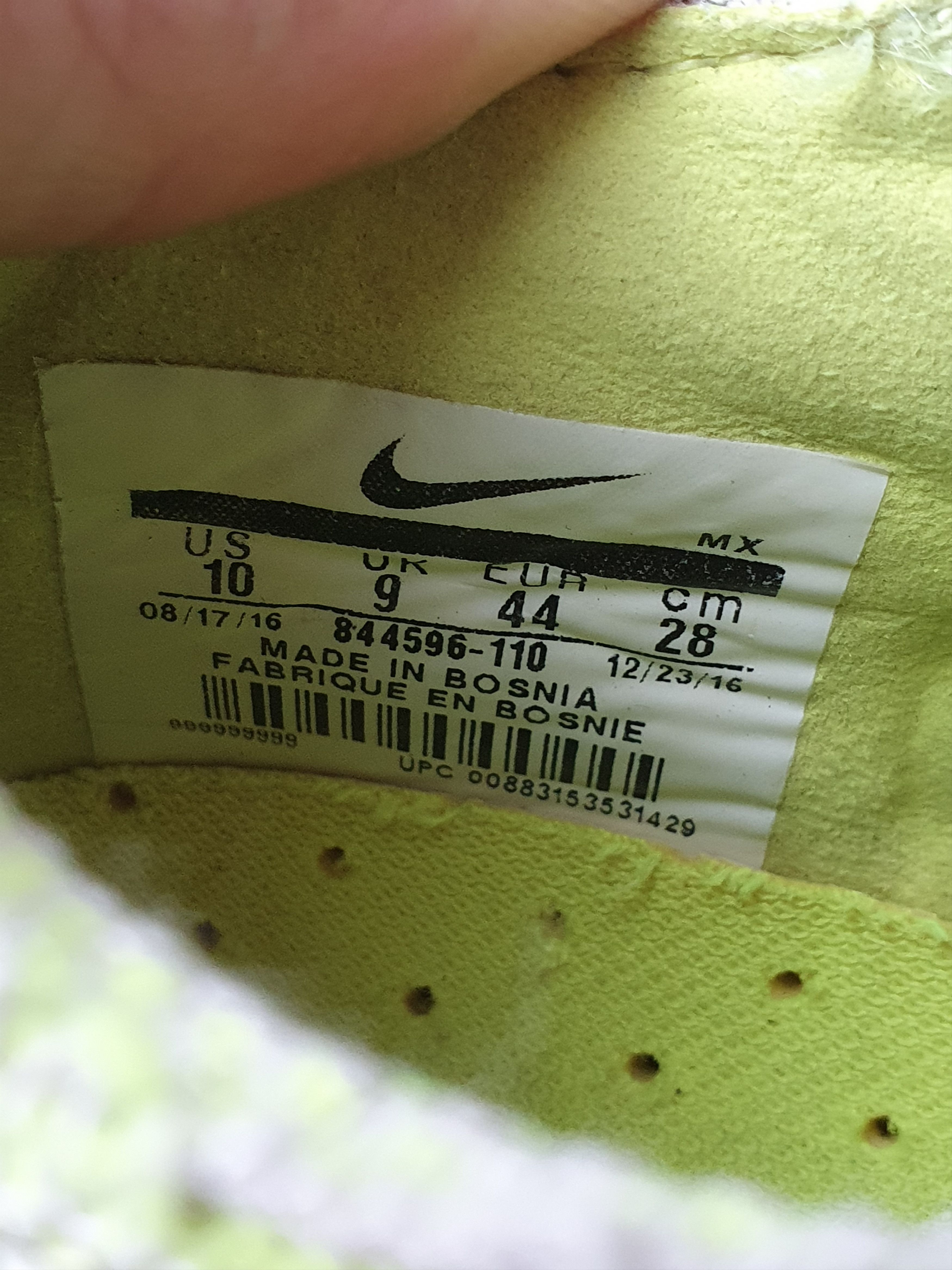 Nike Football Caps Nike Magista Obra 2 SG Pro ACC ANTI CLOG Size US 10 / EU 43 - 7 Thumbnail