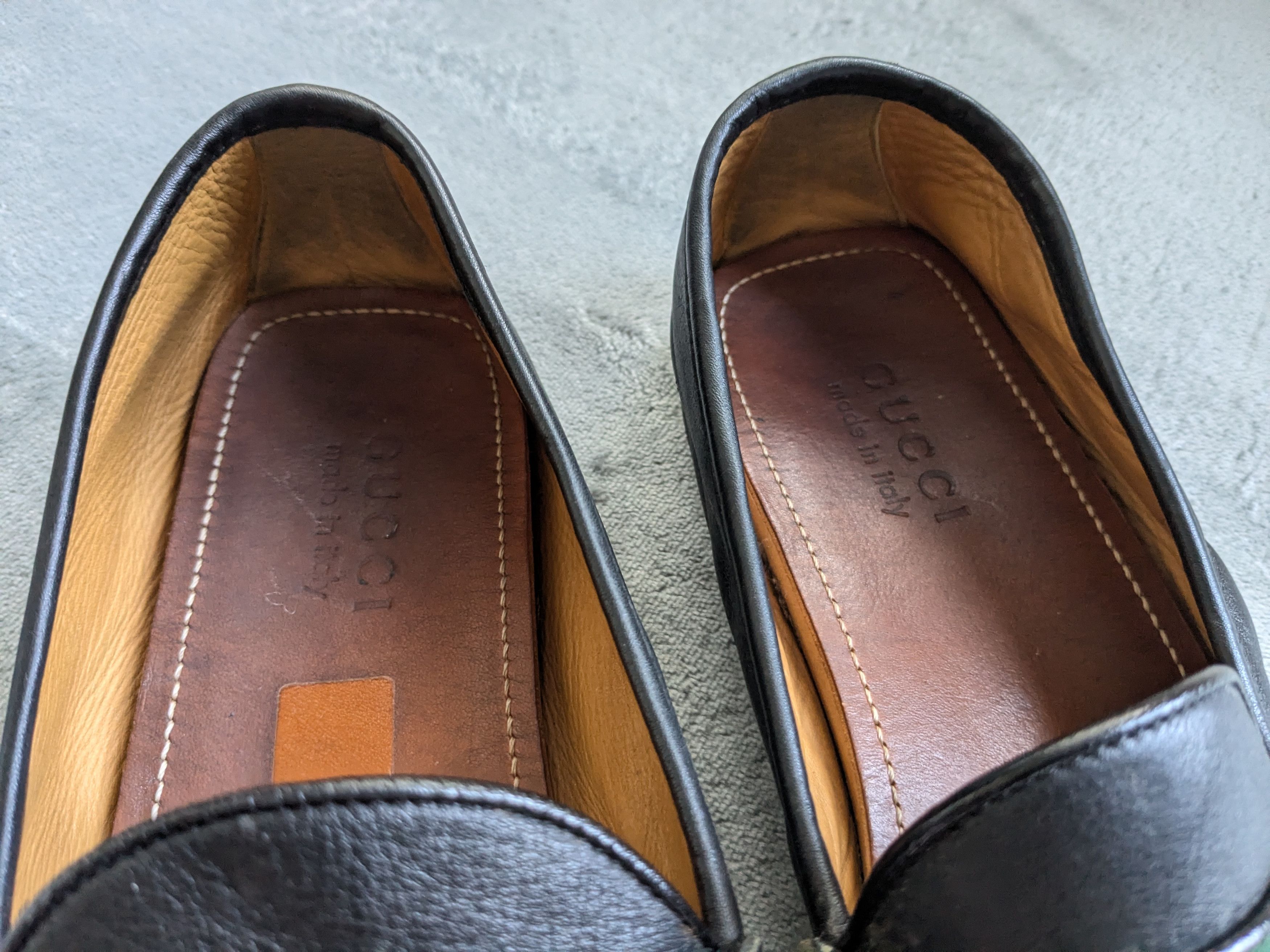 Gucci Gucci Horsebit Driving Loafers Black Leather 9.5 Italy Size US 9.5 / EU 42-43 - 2 Thumbnail