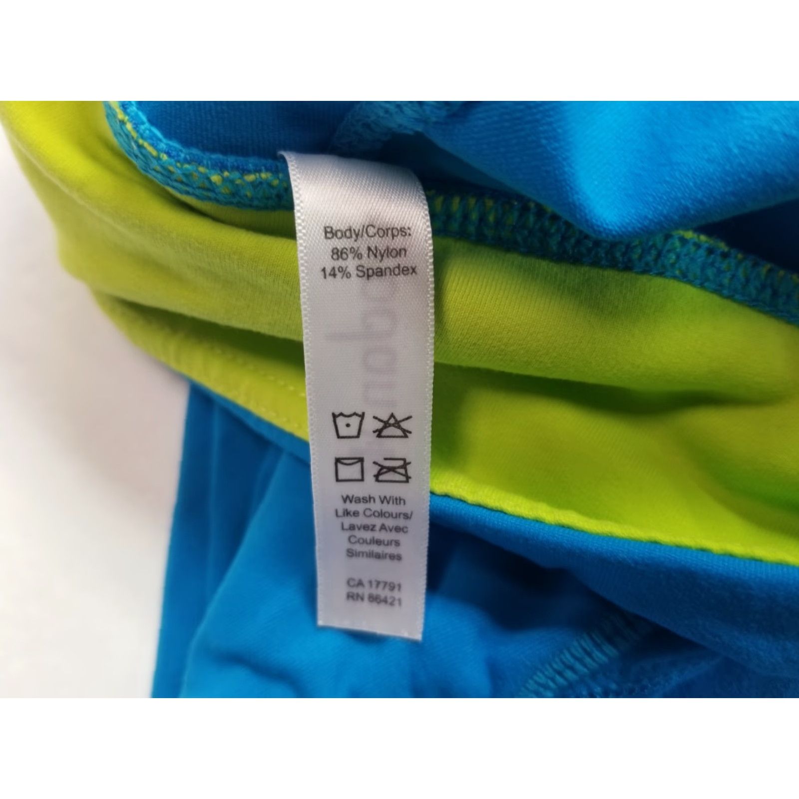 Kyodan KYODAN Leggings Women Cropped Blue Elastic Waist Pull On L Large Skinny Activewear Size 36" / US 14 / IT 50 - 6 Thumbnail