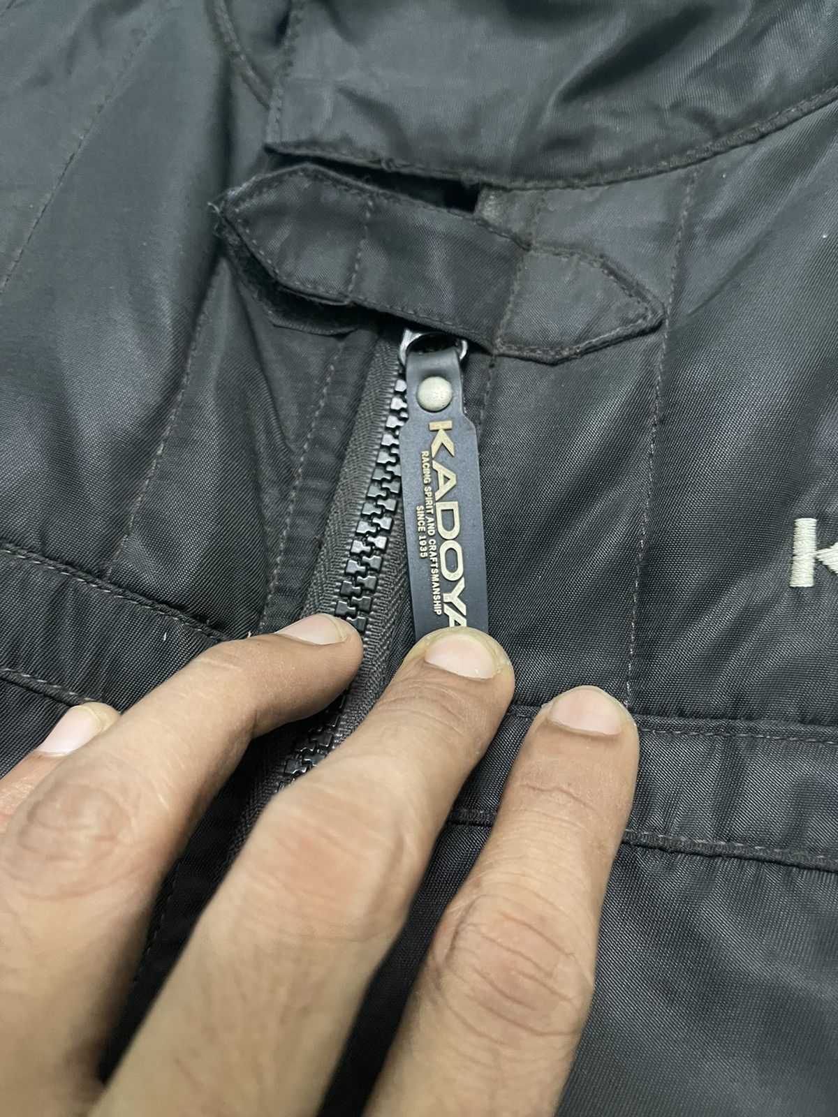 Kadoya 2000s K’S LEATHER BY KADOYA BIKER JACKET RARE Size US L / EU 52-54 / 3 - 7 Thumbnail
