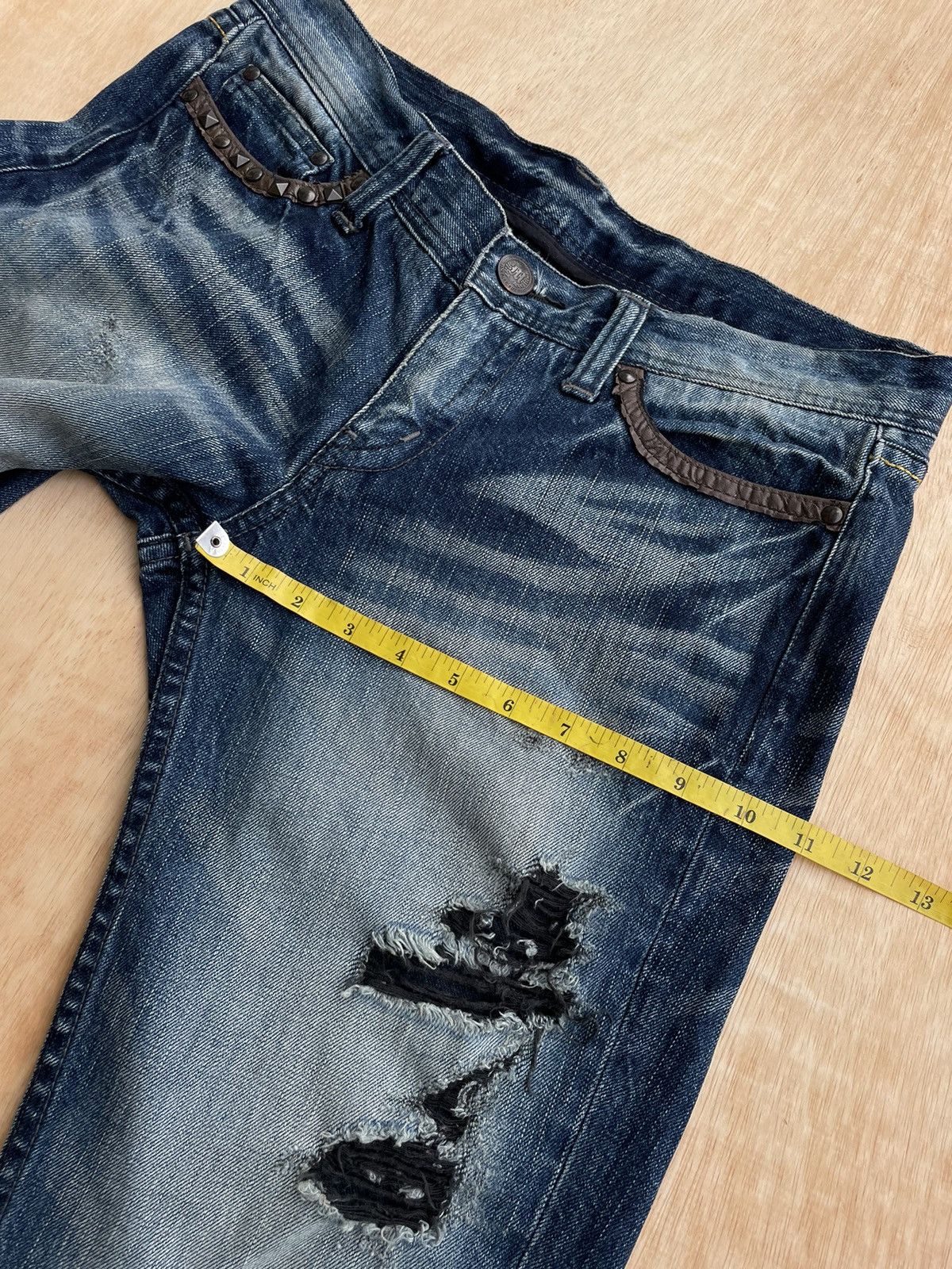 If Six Was Nine × Japanese Brand Distressed Denim Murder License Ifsixwasnine Size US 32 / EU 48 - 14 Thumbnail