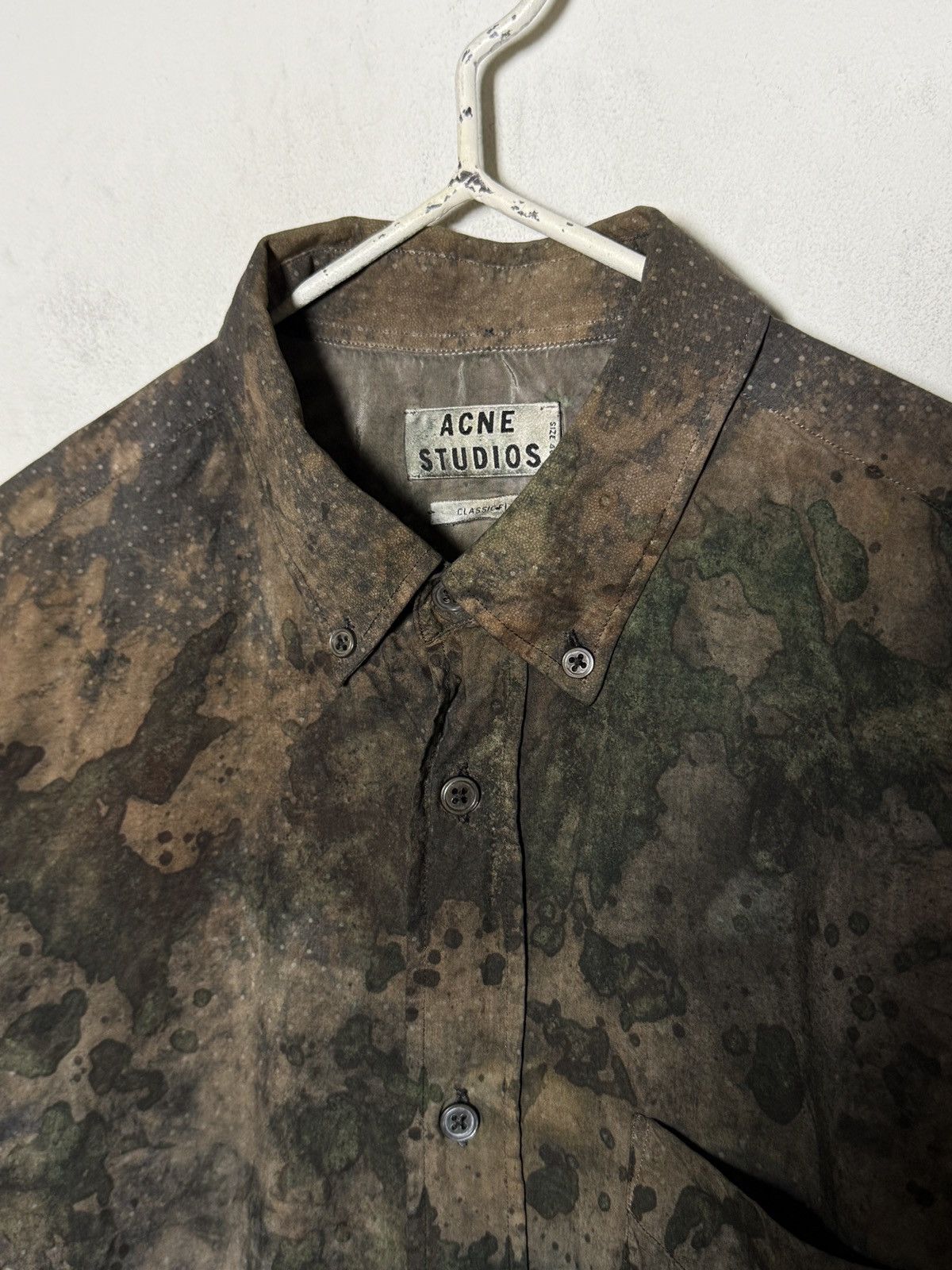 Acne Studios acne 1of1 dyed painters shirt Size US M / EU 48-50 / 2 - 3 Thumbnail