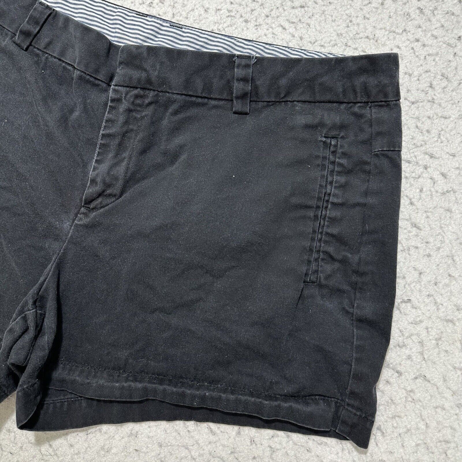 JCPenney JCPenney 14 3" Inseam Chino Shorts Black Mid Rise JCP Size 36" / US 14 / IT 50 - 3 Thumbnail