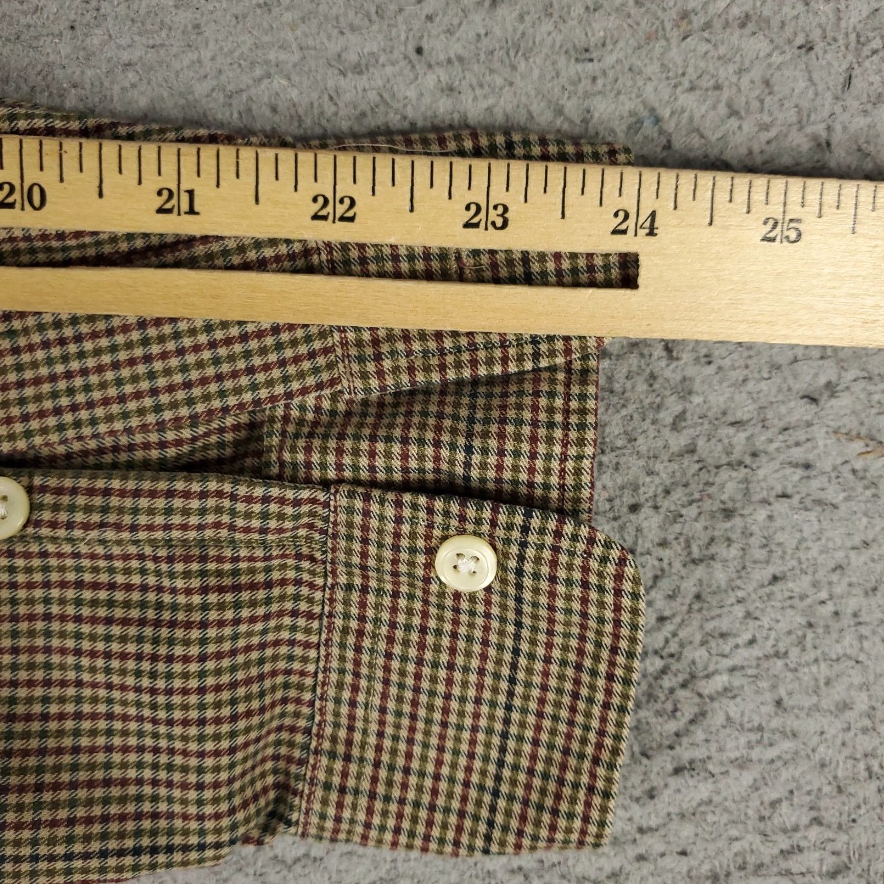 Ralph Lauren Ralph Lauren Shirt Mens Large Brown Check Button-Up Long Sleeve Casual Formal Workwear, 100% Cotton, Classic Preppy Style Mens Large Brown Check Shirt Size US L / EU 52-54 / 3 - 6 Thumbnail