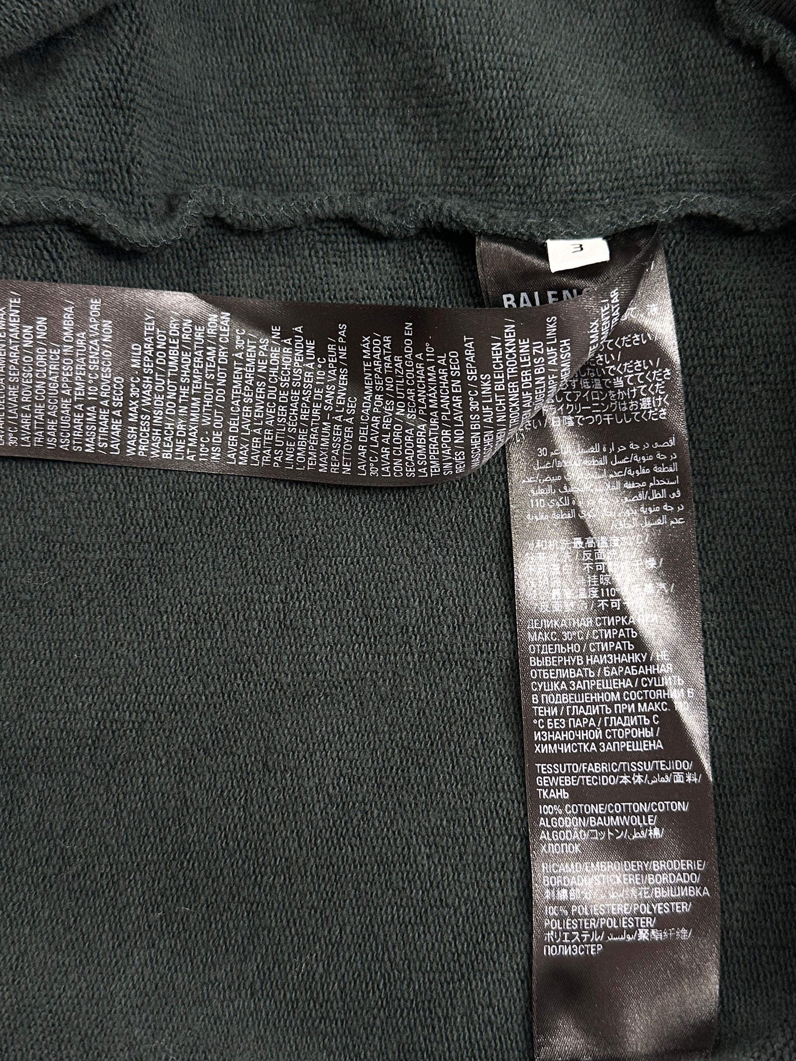Adidas × Balenciaga CC000013 Balenciaga Adidas Trefoil Hoodie in Green / Size: 3 Size US L / EU 52-54 / 3 - 5 Thumbnail