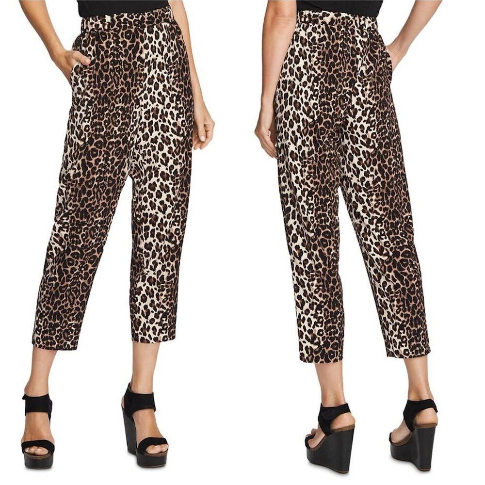 Vince Camuto Vince Camuto Animal Print Straight leg Pants Size M Size 32" / US 10 / IT 46 - 1 Thumbnail