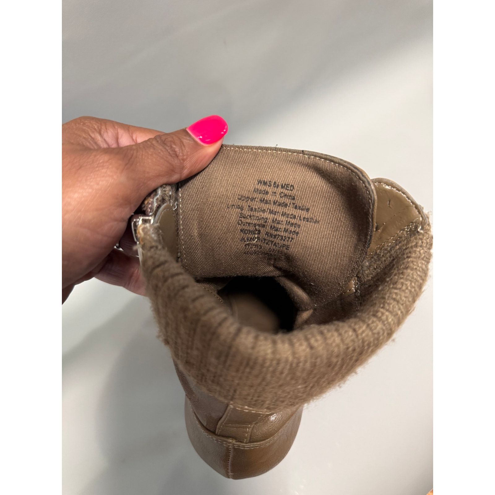 Jennifer Lopez Jennifer Lopez Moritz Taupe Laceup Bootie Size 8.5 Size US 8.5 / IT 38.5 - 2 Thumbnail