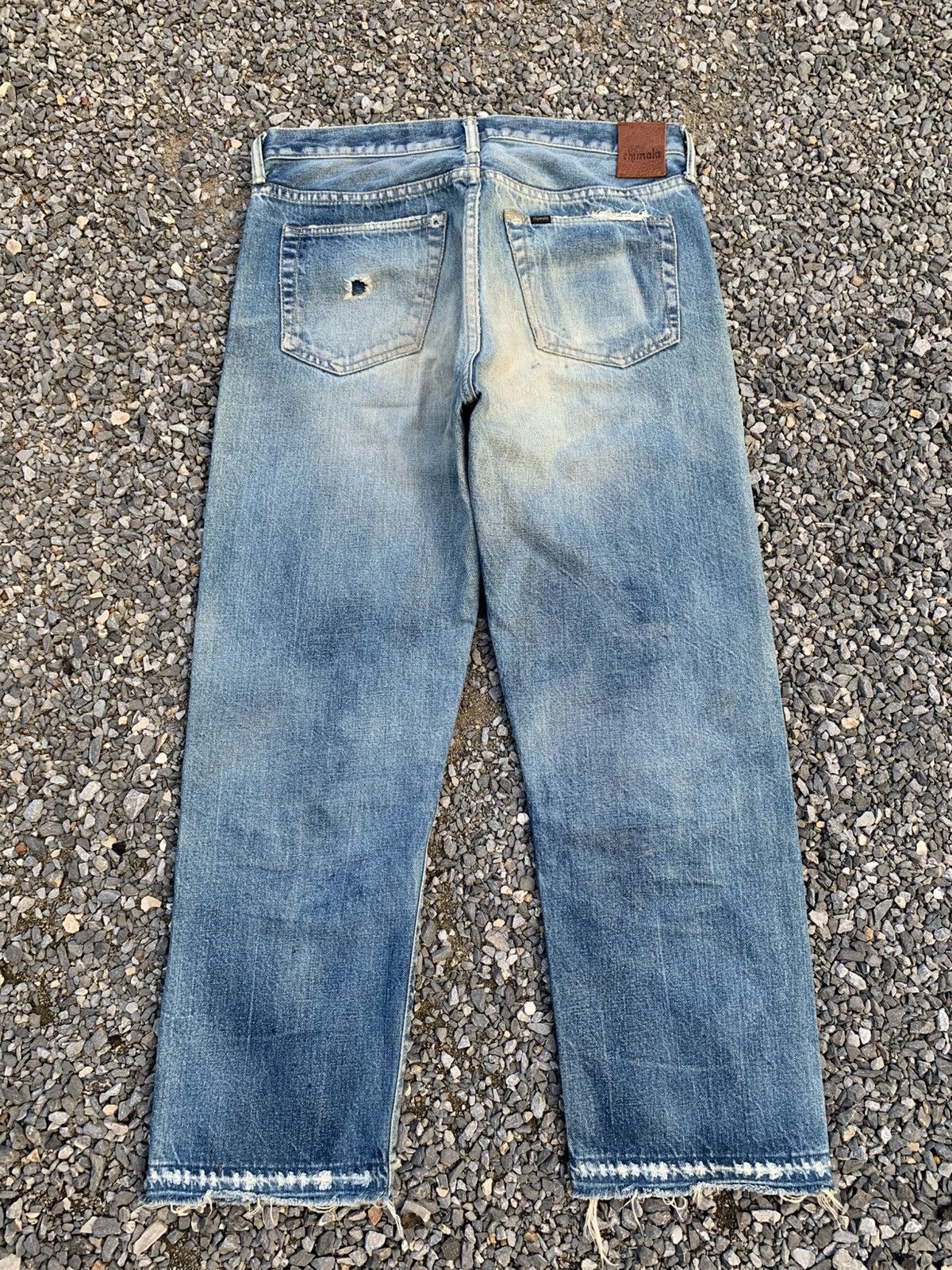 Kapital VINTAGE CHIMALA SELVEDGE JAPANESE RUSTY DISTRESSED DENIM Size US 32 / EU 48 - 3 Thumbnail