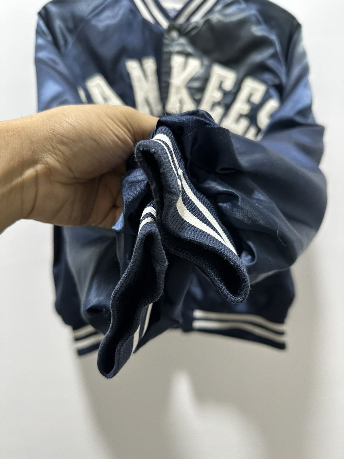 Chalk Line × New York Yankees × Vintage Vintage Chalk Line New York Yankess Bomba Jacket sun Faded Size US L / EU 52-54 / 3 - 7 Thumbnail