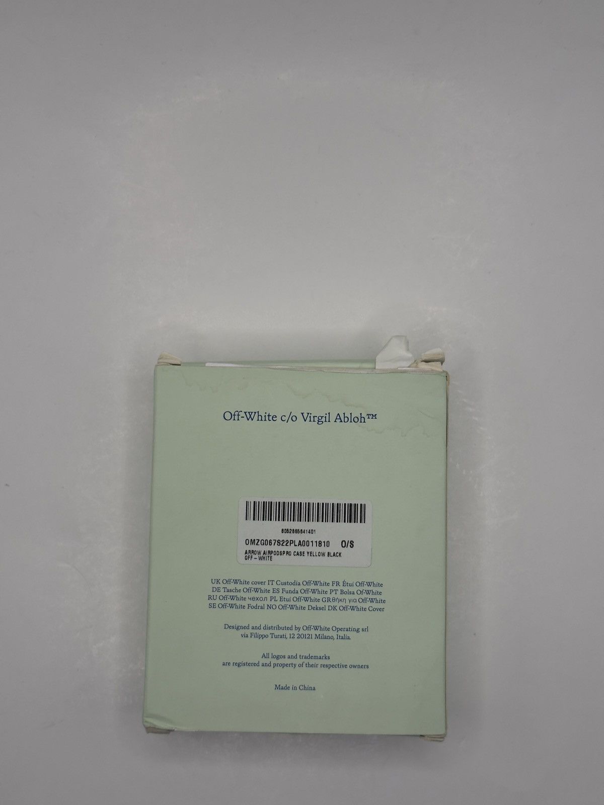 Off-White Off-White Arrow Yellow Airpod Case Size ONE SIZE - 5 Thumbnail