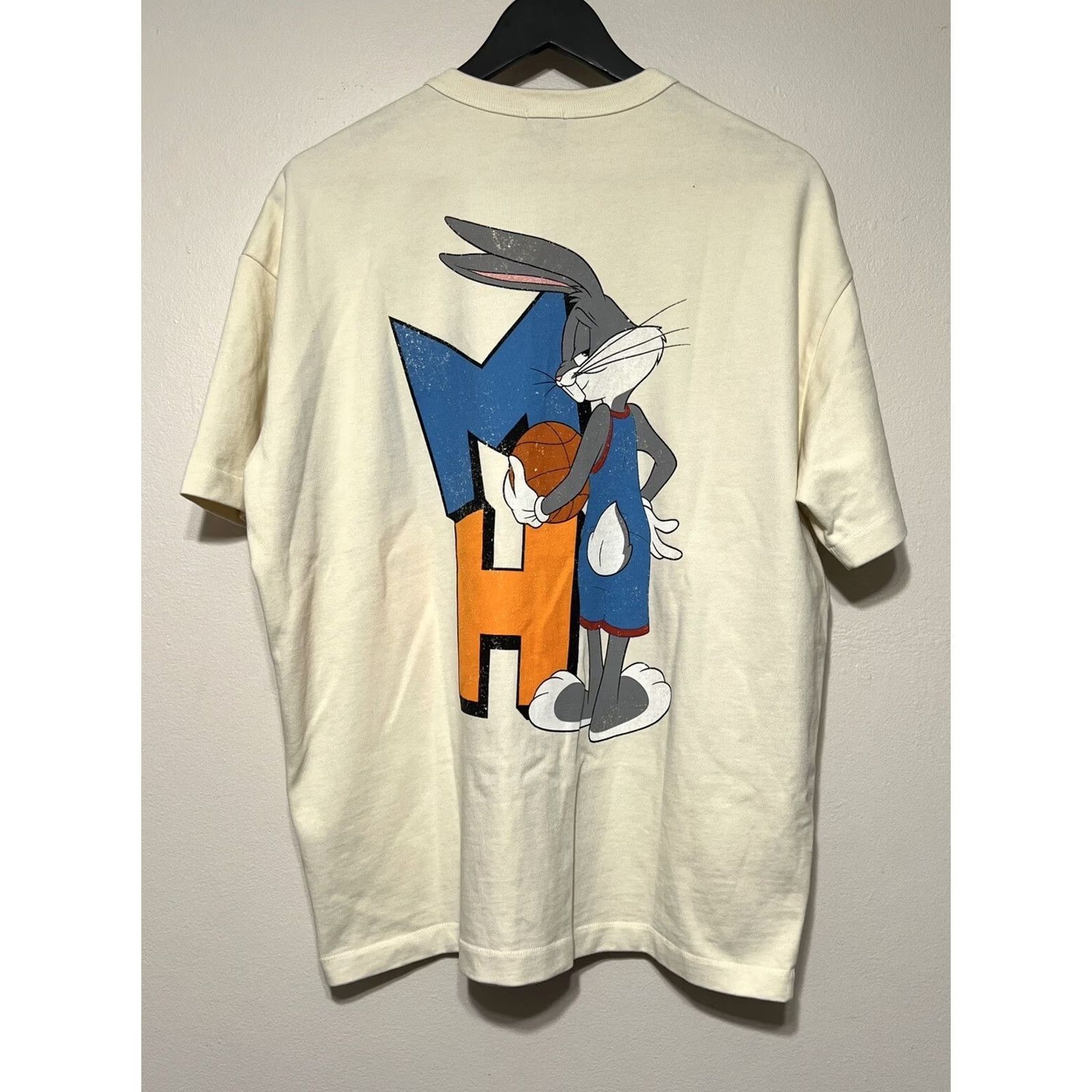 Madhappy Madhappy Space Jam Bugs Bunny T Shirt Mens M Ivory Streetwear NWT Size US M / EU 48-50 / 2 - 6 Thumbnail